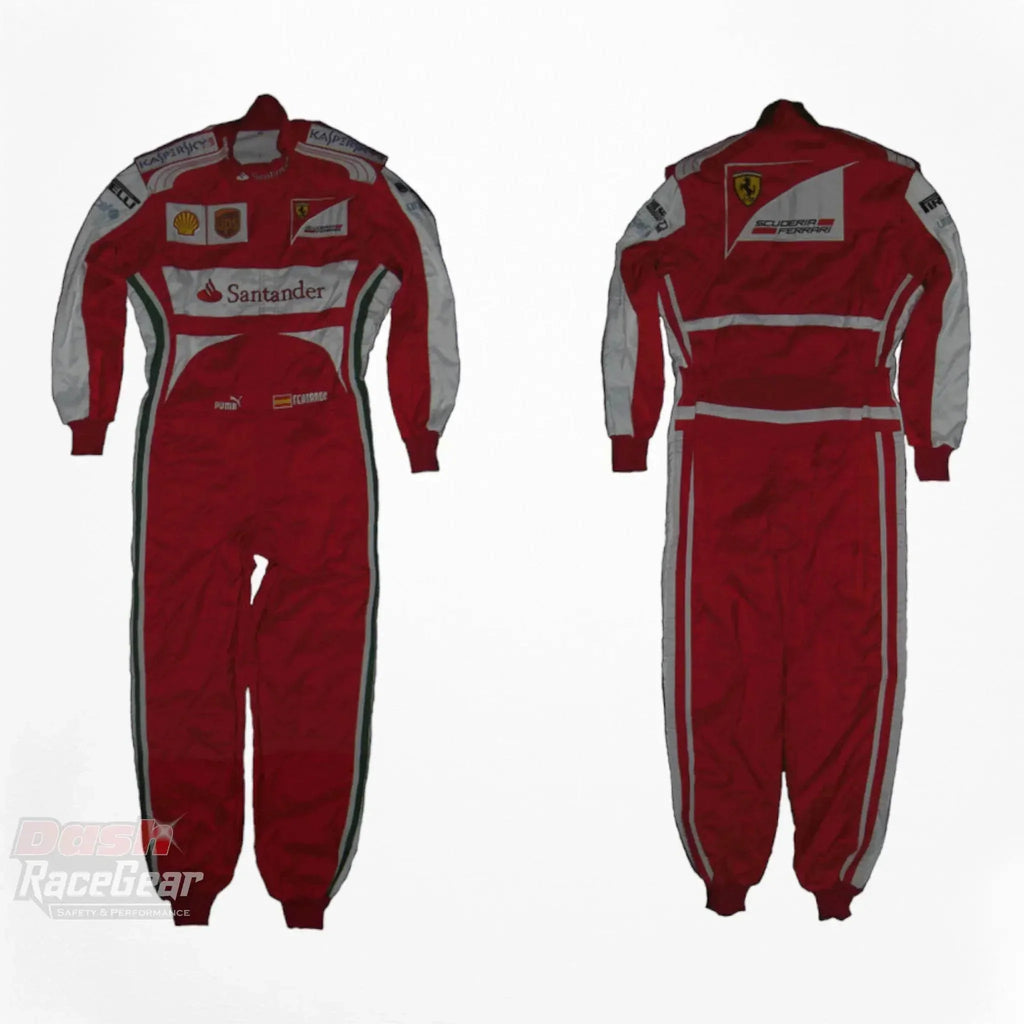 2013 Fernando Alonso Ferrari F1 Embroidered Racing Suit