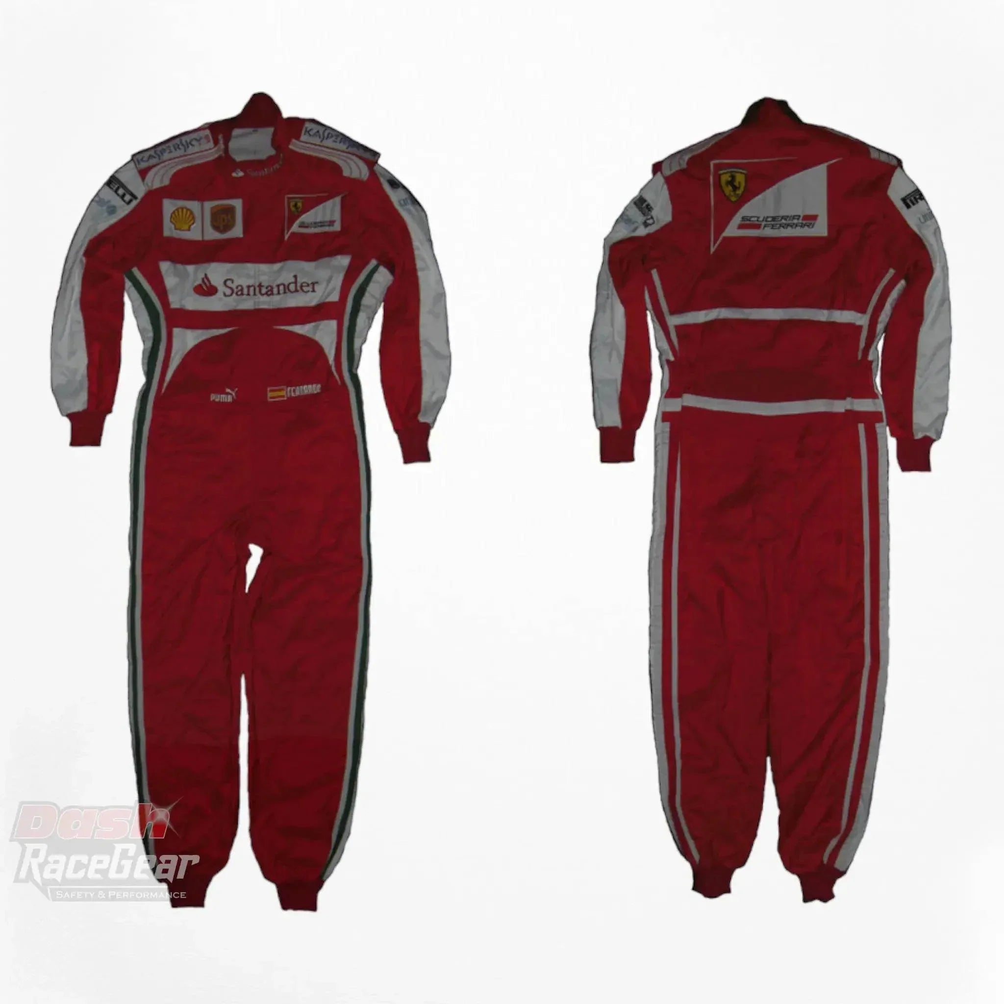 2013 Fernando Alonso Ferrari F1 Embroidered Racing Suit