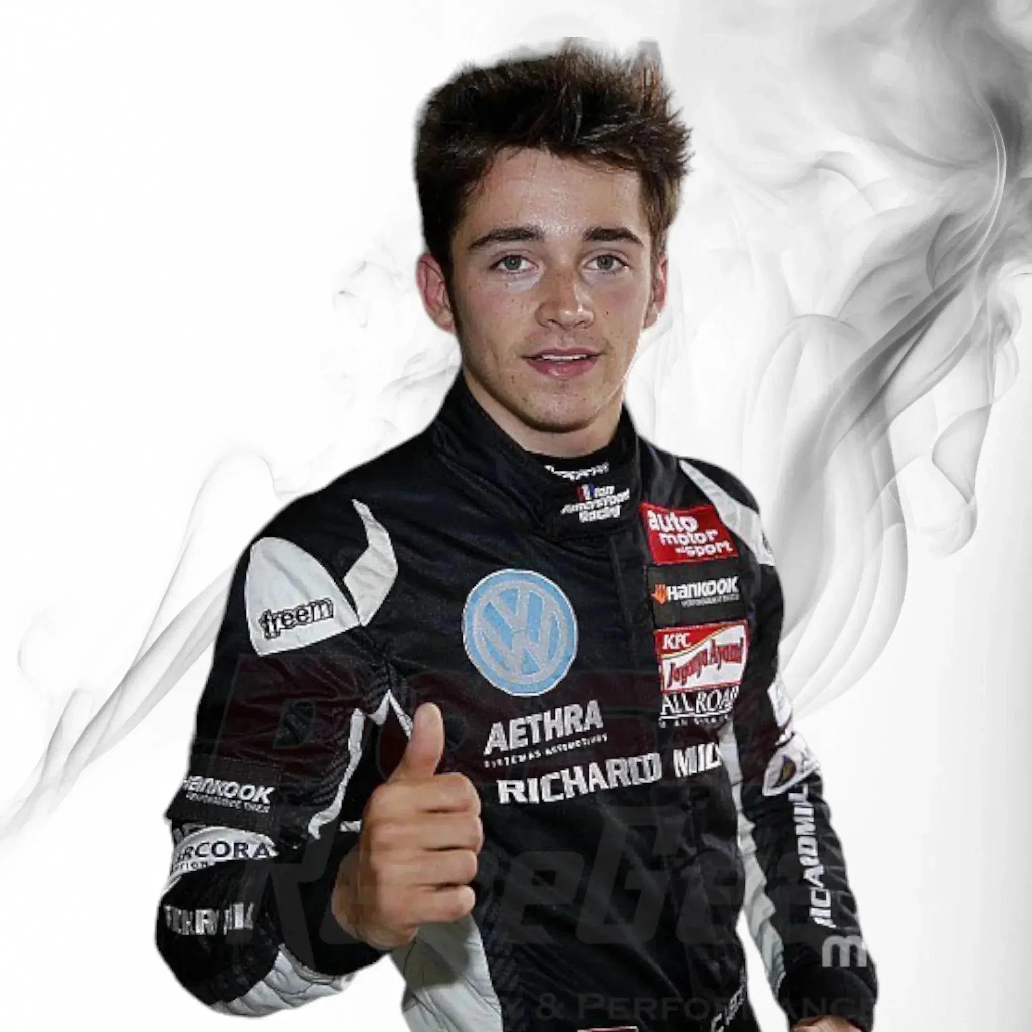 2015 Charles Leclerc Richard Mille F3 Race Suit - Silverstone