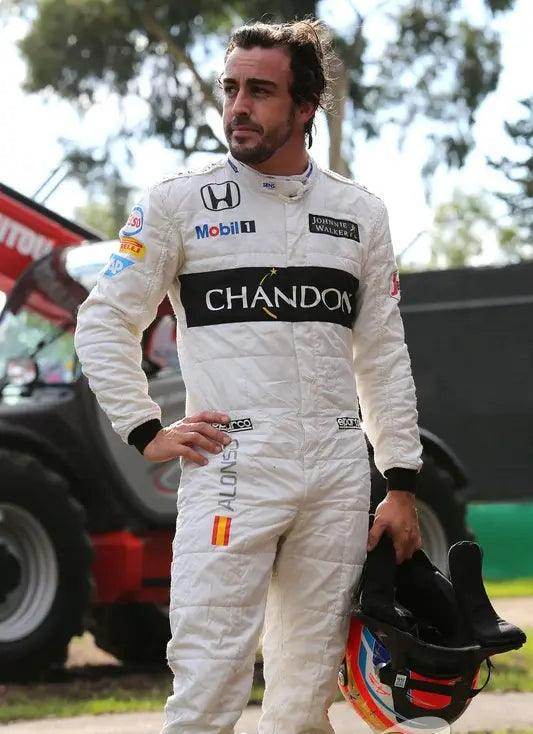 2016 Fernando Alonso McLaren F1 Team Race Suit