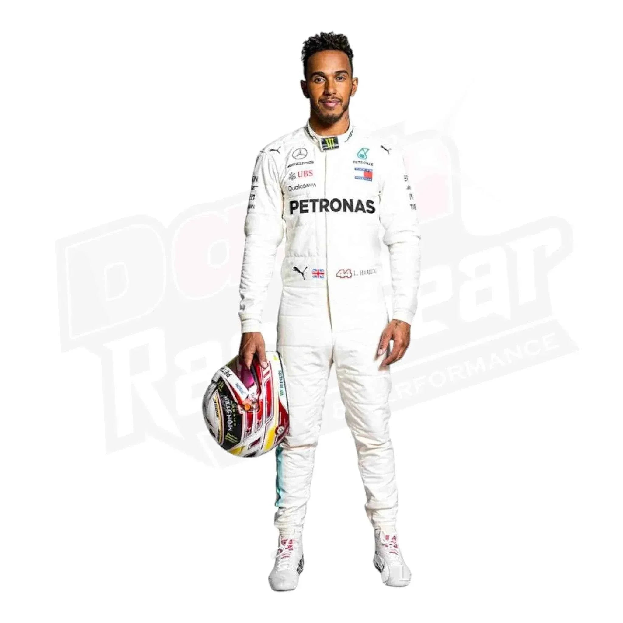 2018 LEWIS HAMILTON MERCEDES AMG F1 RACE SUIT KIDS DASH RACEGEAR