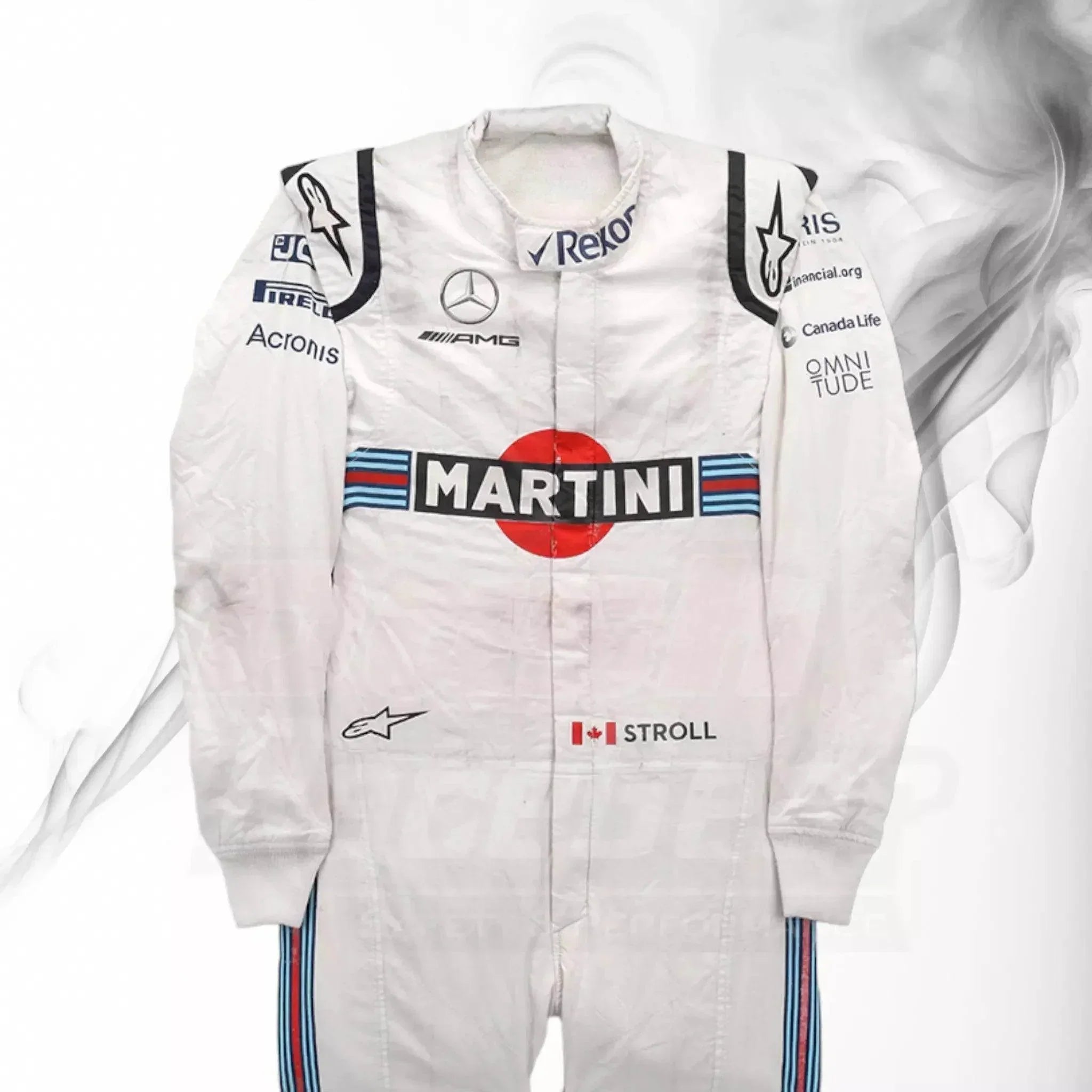 2018 Lance Stroll Williams Martini F1 Race Suit DASH RACEGEAR