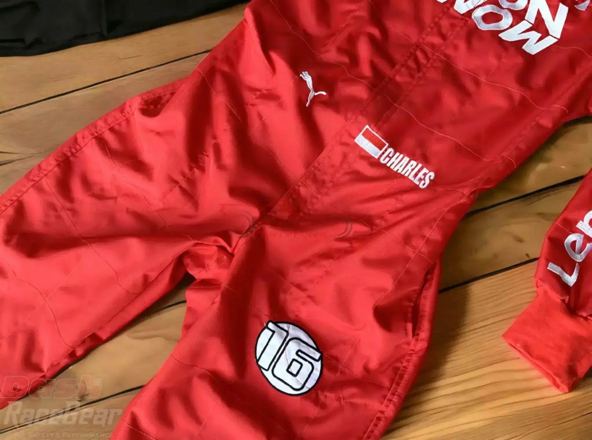 2019 Charles Leclerc Ferrari Mission Winnow F1 Embroidered Racing Suit DASH RACEGEAR