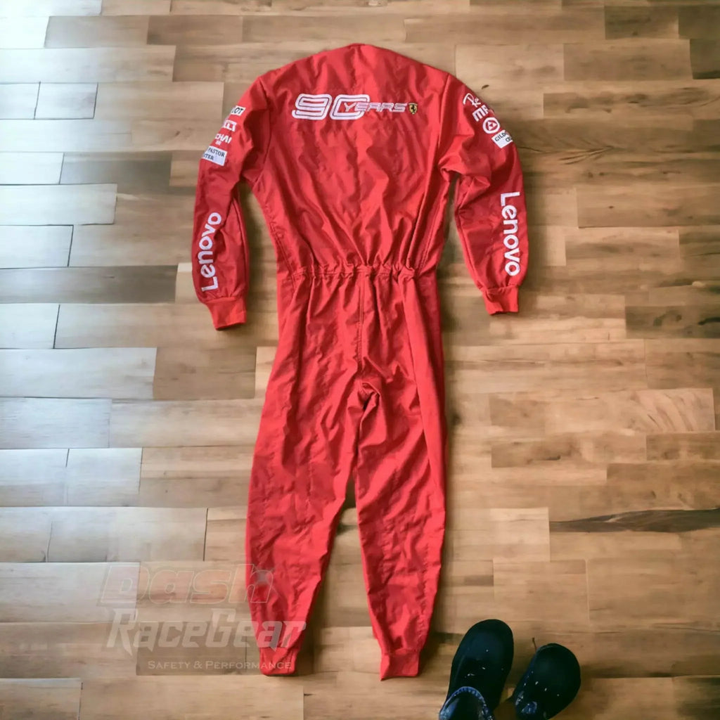 2019 Charles Leclerc Scuderia Ferrari 90 Years Embroided Racing Suit