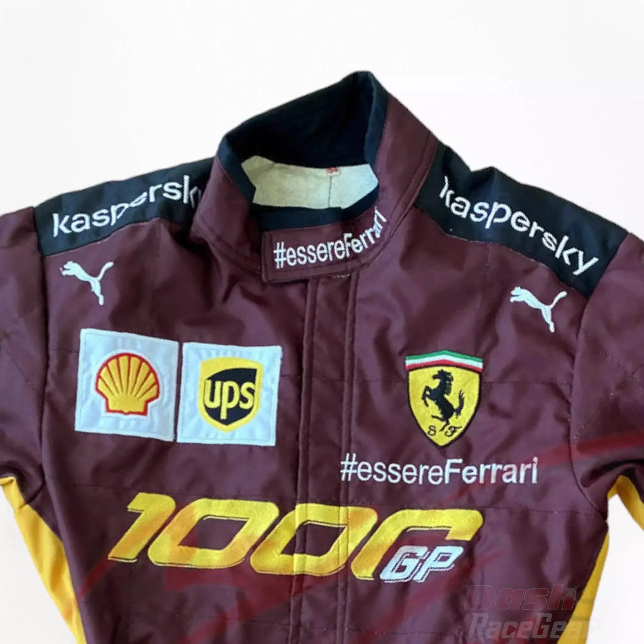 2020 Charles Leclerc Ferrari 1000 GP F1 Embroidered Racing Suit