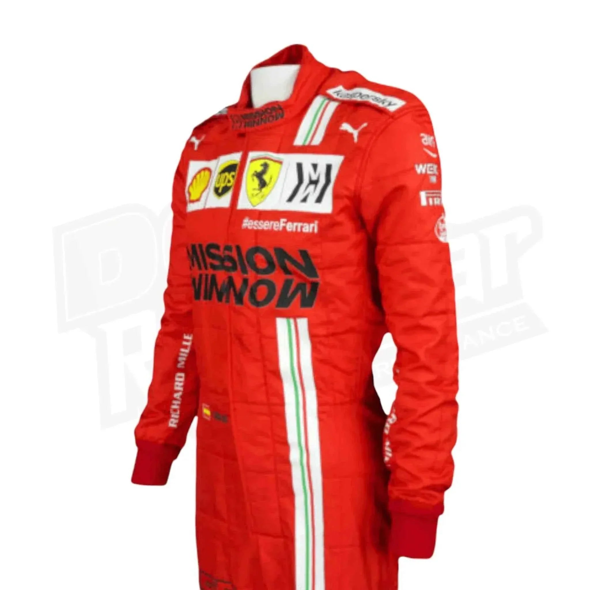 2021 Carlos Sainz Race Scuderia Ferrari F1 Suit KIDS Dash Racegear