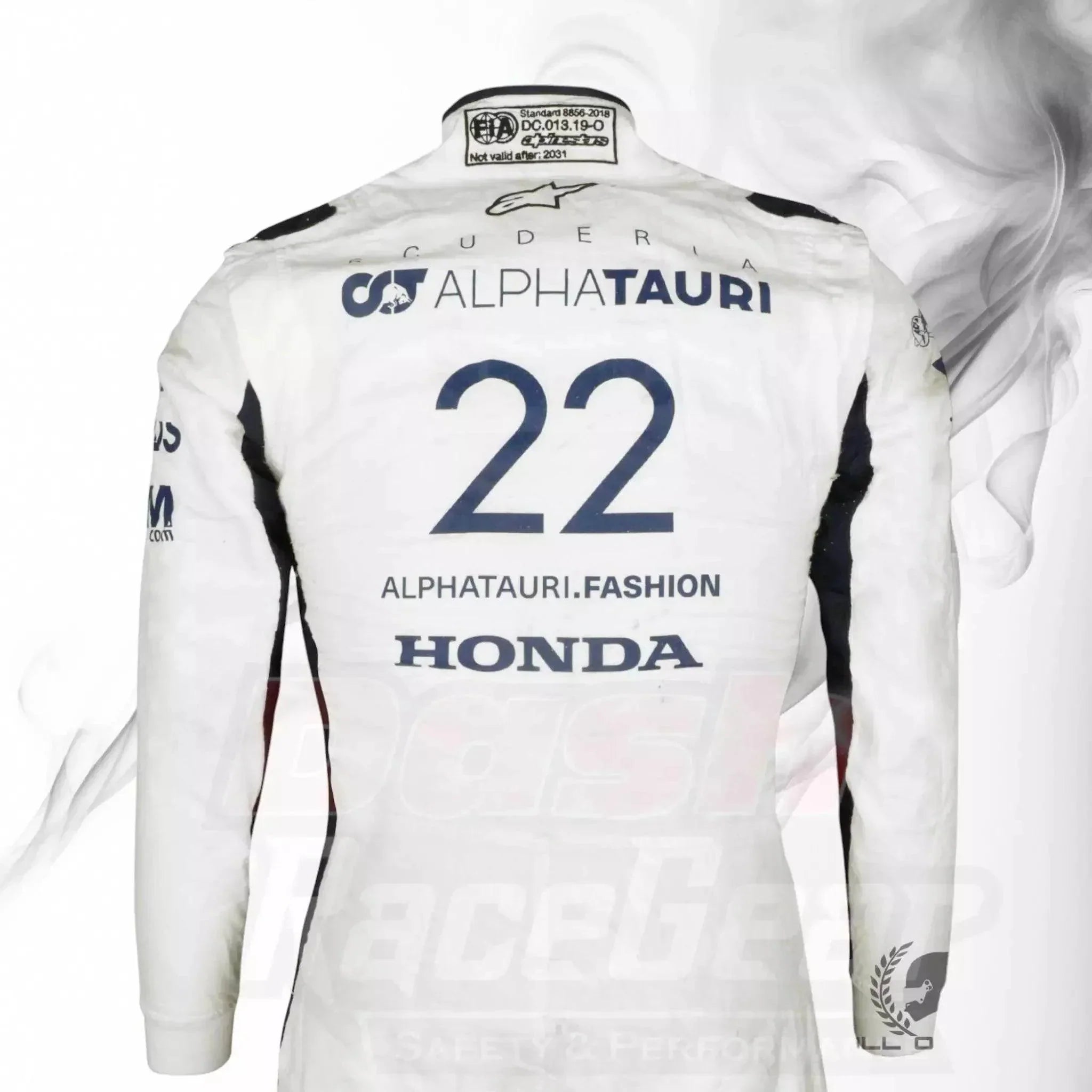 2021 Yuki Tsunoda Rookie Season AlphaTauri F1 Suit DASH RACEGEAR