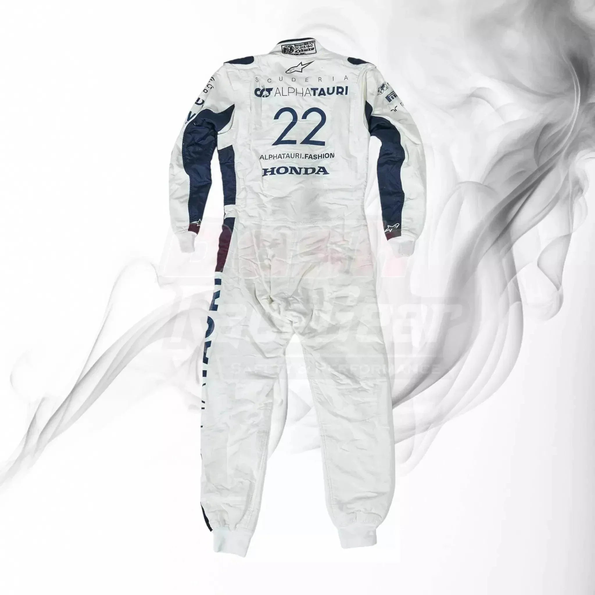 2021 Yuki Tsunoda Rookie Season AlphaTauri F1 Suit