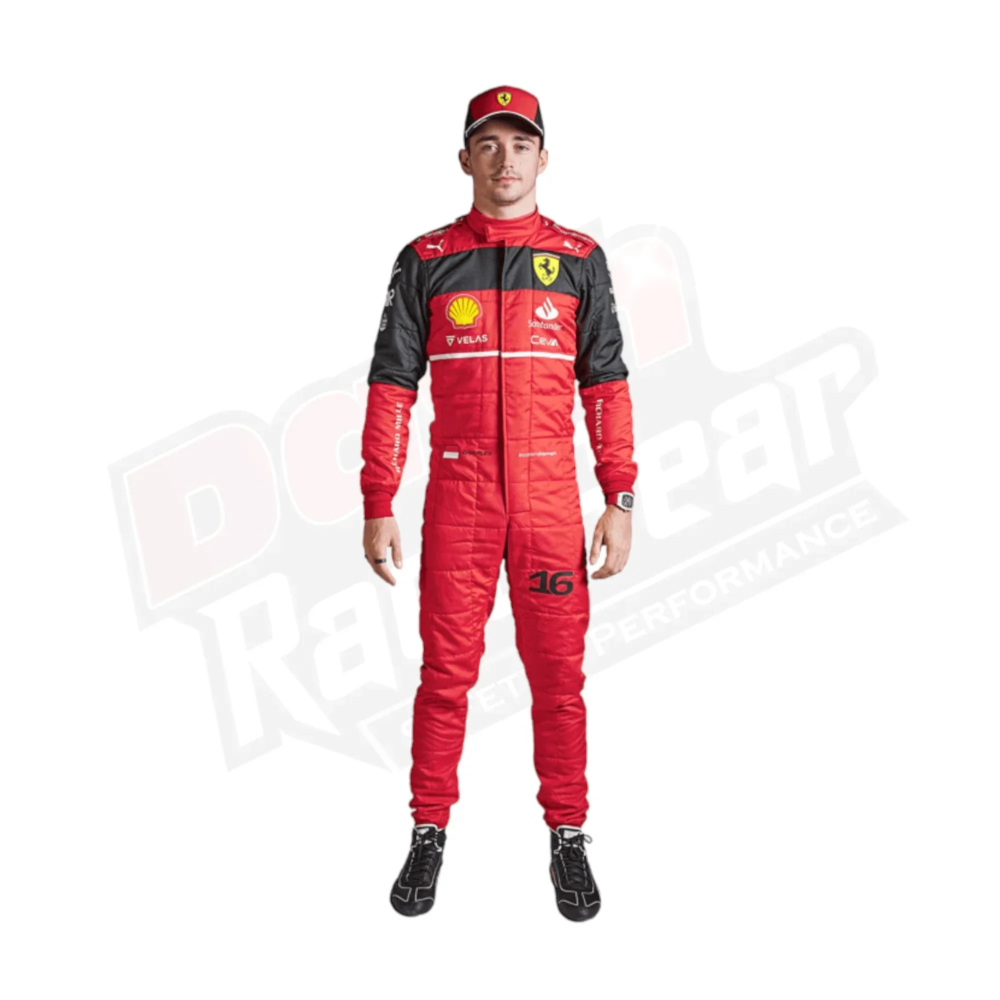 New Charles Leclerc 2022 Race Suit DASH RACEGEAR