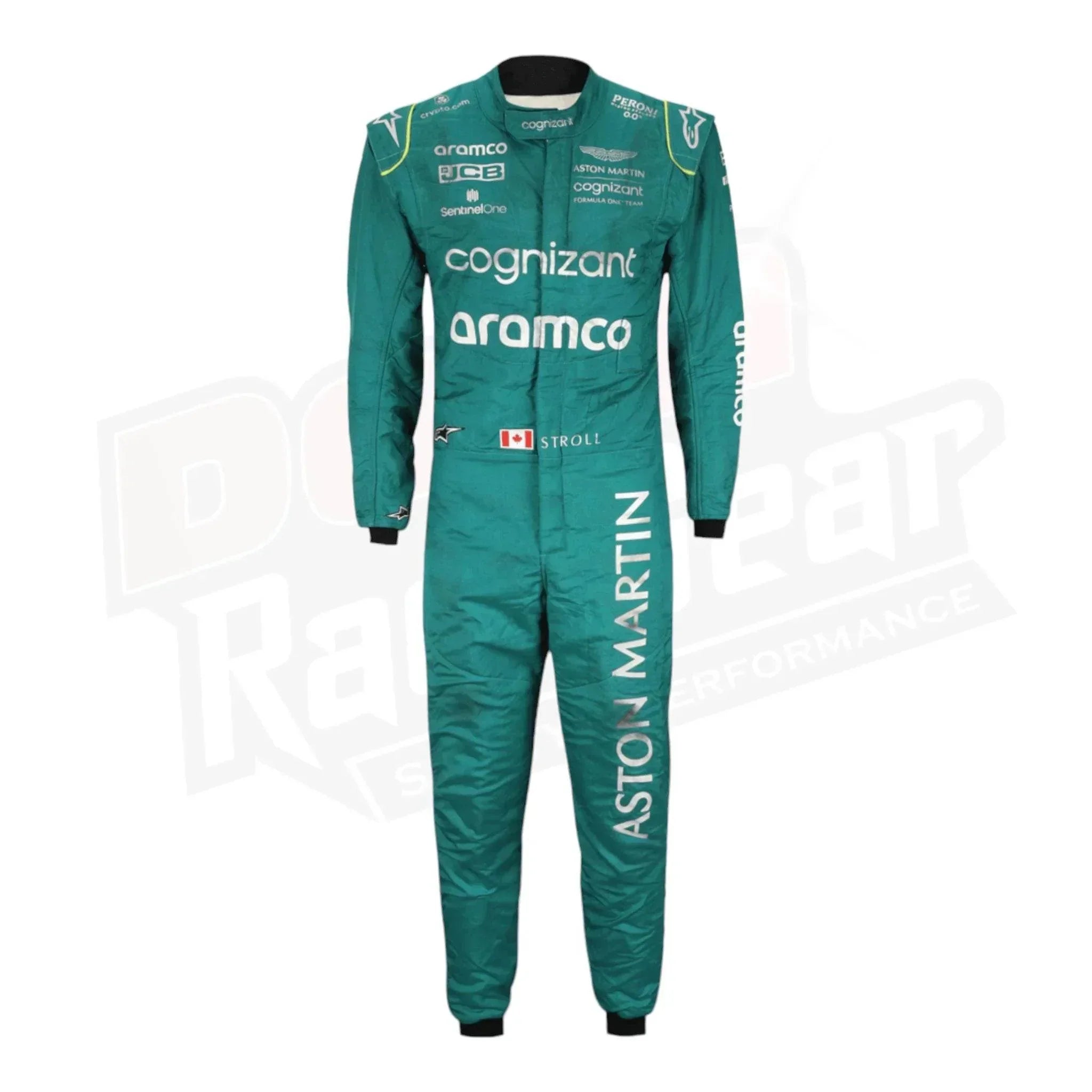 2022 LANCE STROLL ASTON MARTIN F1 RACE SUIT - CANADIAN GP