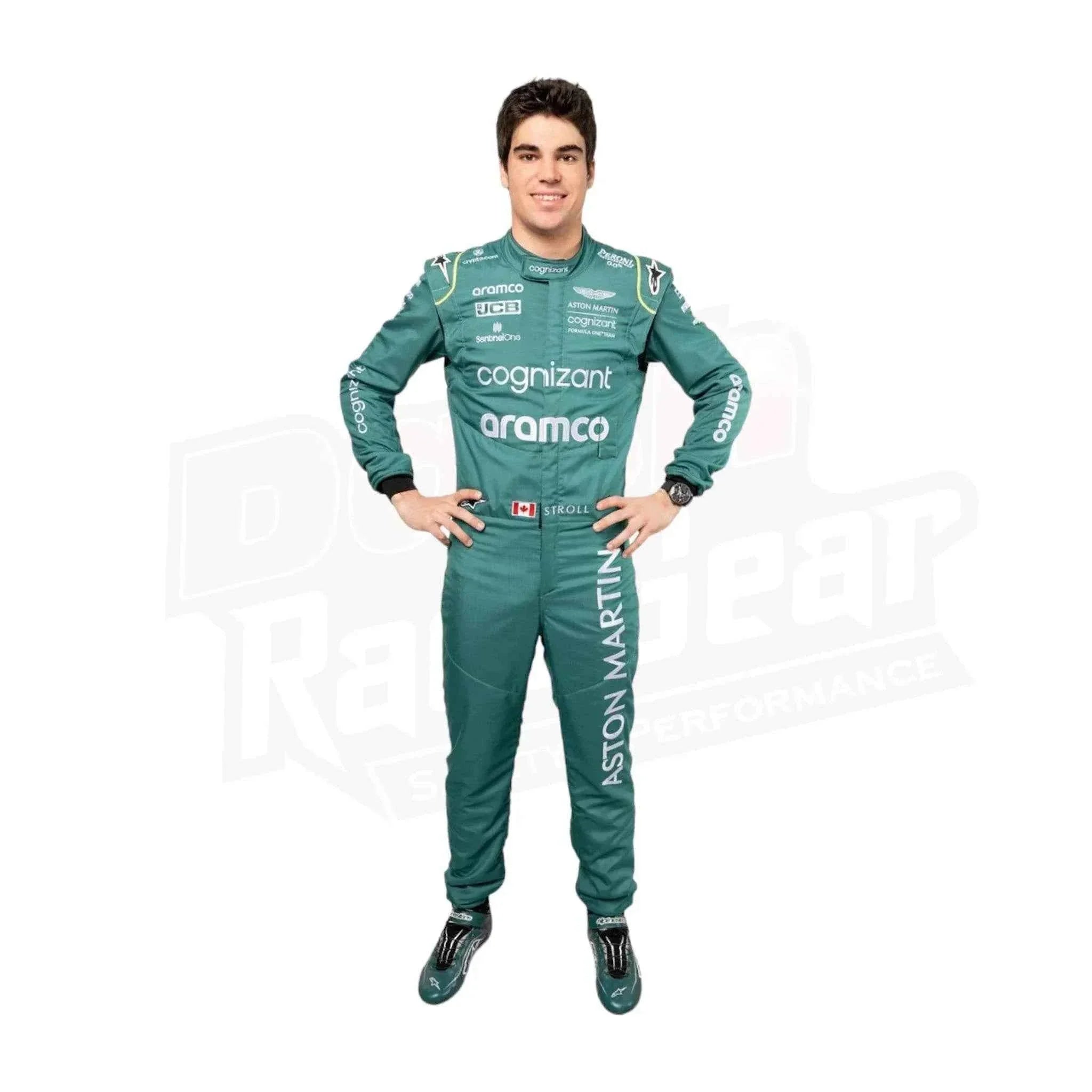 2022 LANCE STROLL ASTON MARTIN F1 RACE SUIT KIDS - CANADIAN GP