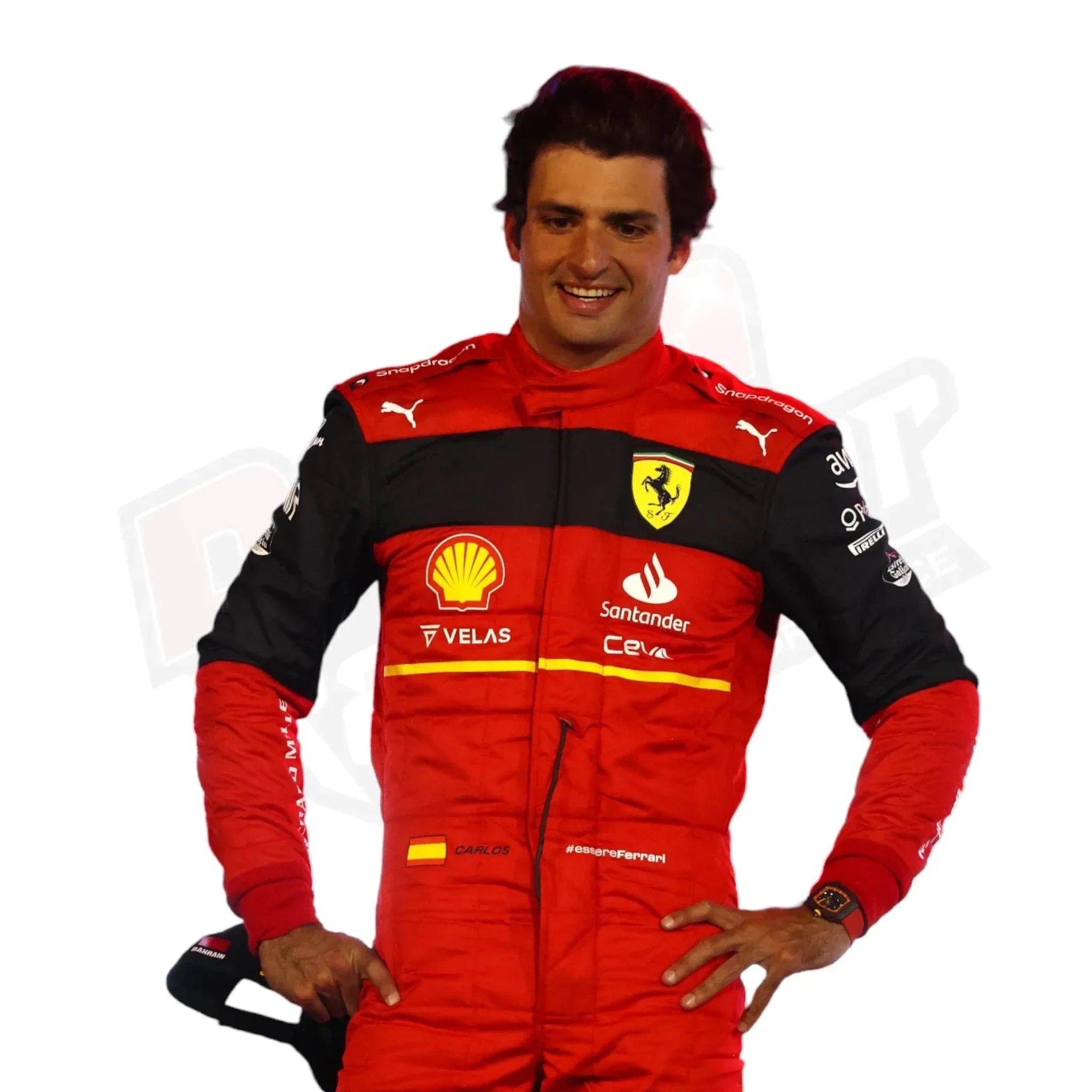 2022 Scuderia Ferrari Carlos Sainz F1 Race Suit DASH RACEGEAR