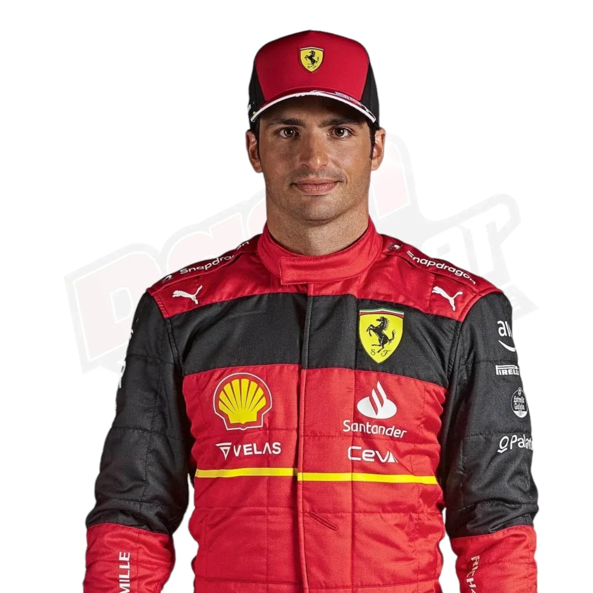 2022 Scuderia Ferrari Carlos Sainz F1 Race Suit DASH RACEGEAR