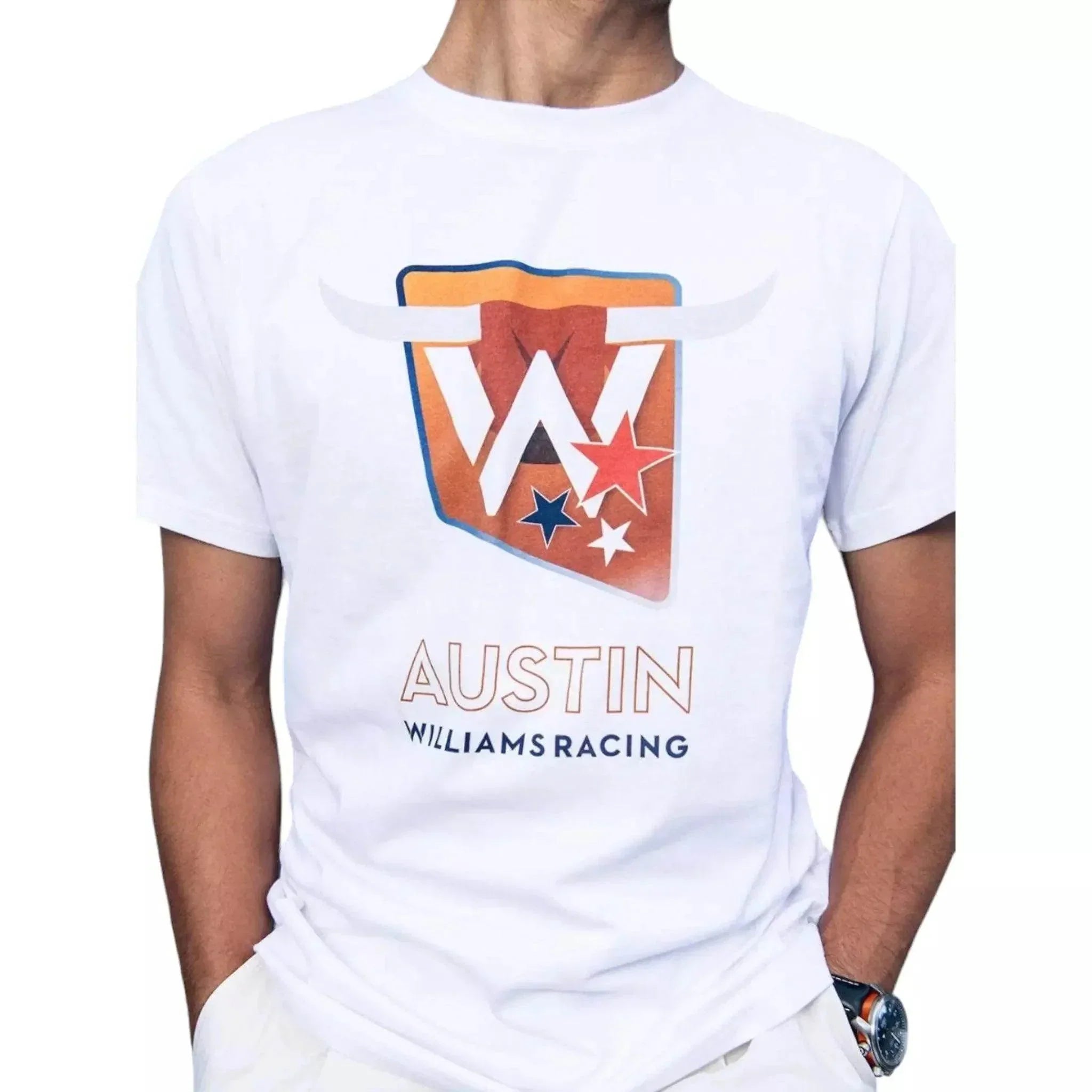 2023 Adult Austin Race T - Shirt White