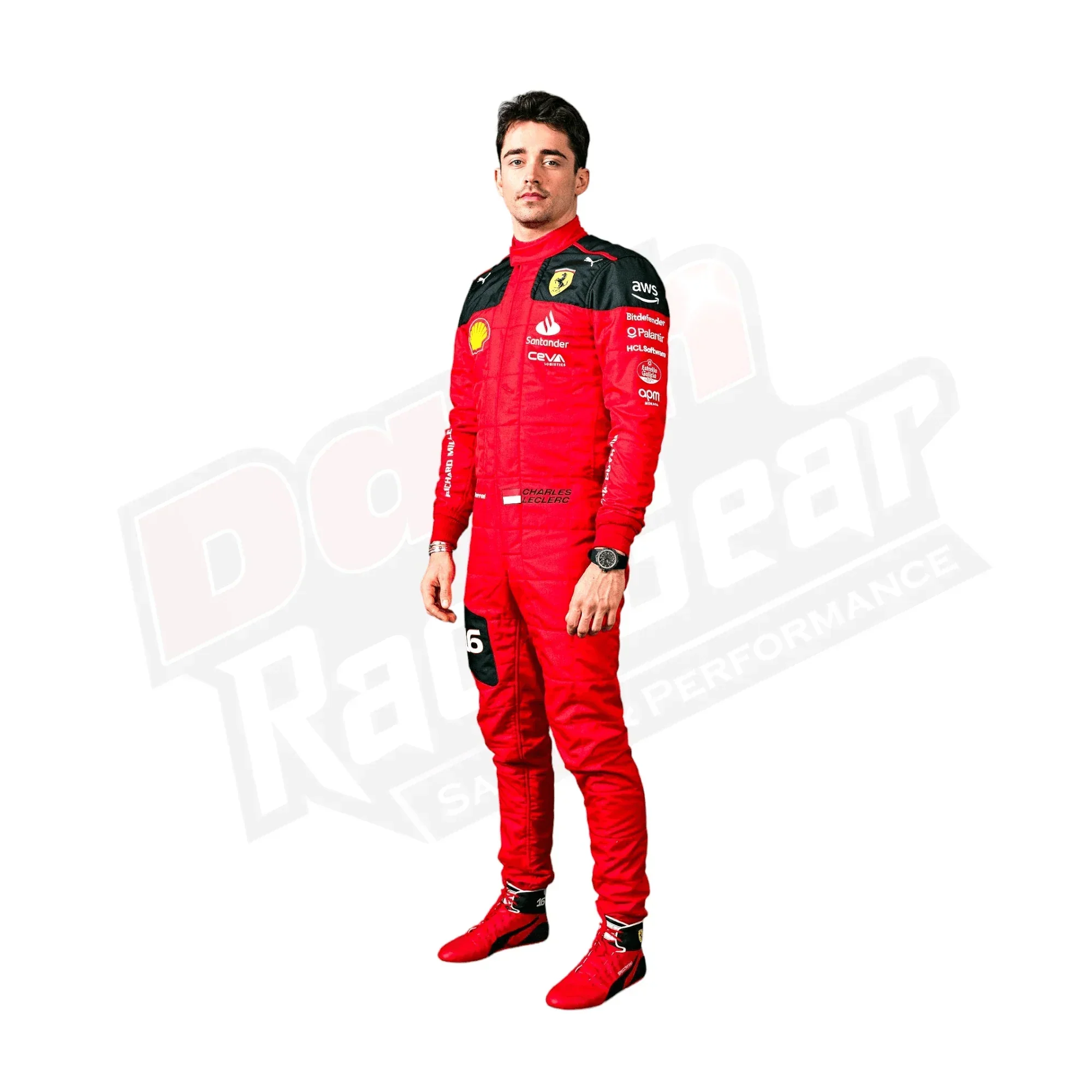 New Charles Leclerc 2023 Race Suit Ferrari F1