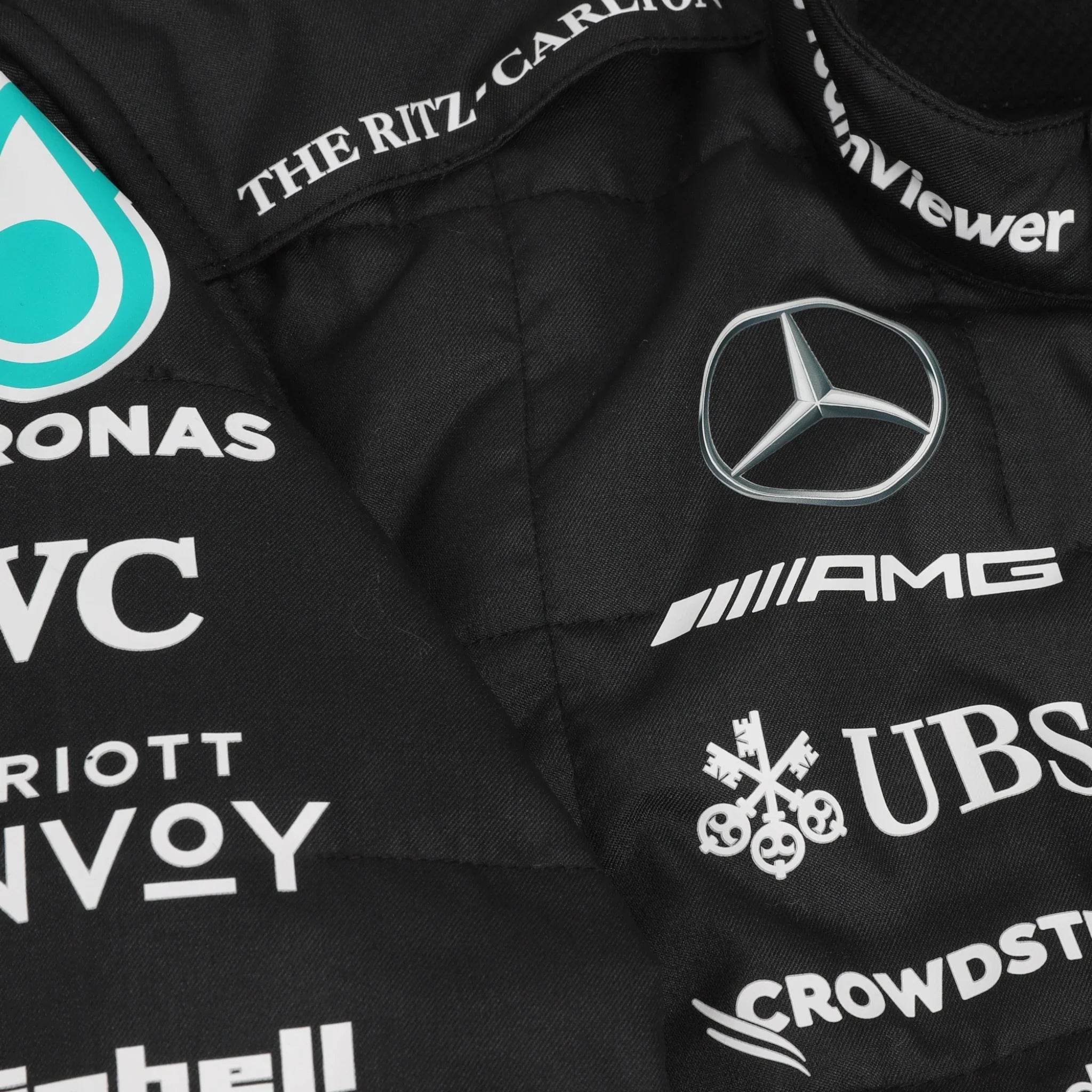 2023 Lewis Hamilton Mercedes F1 Kids Replica Race Suit Dash Racegear