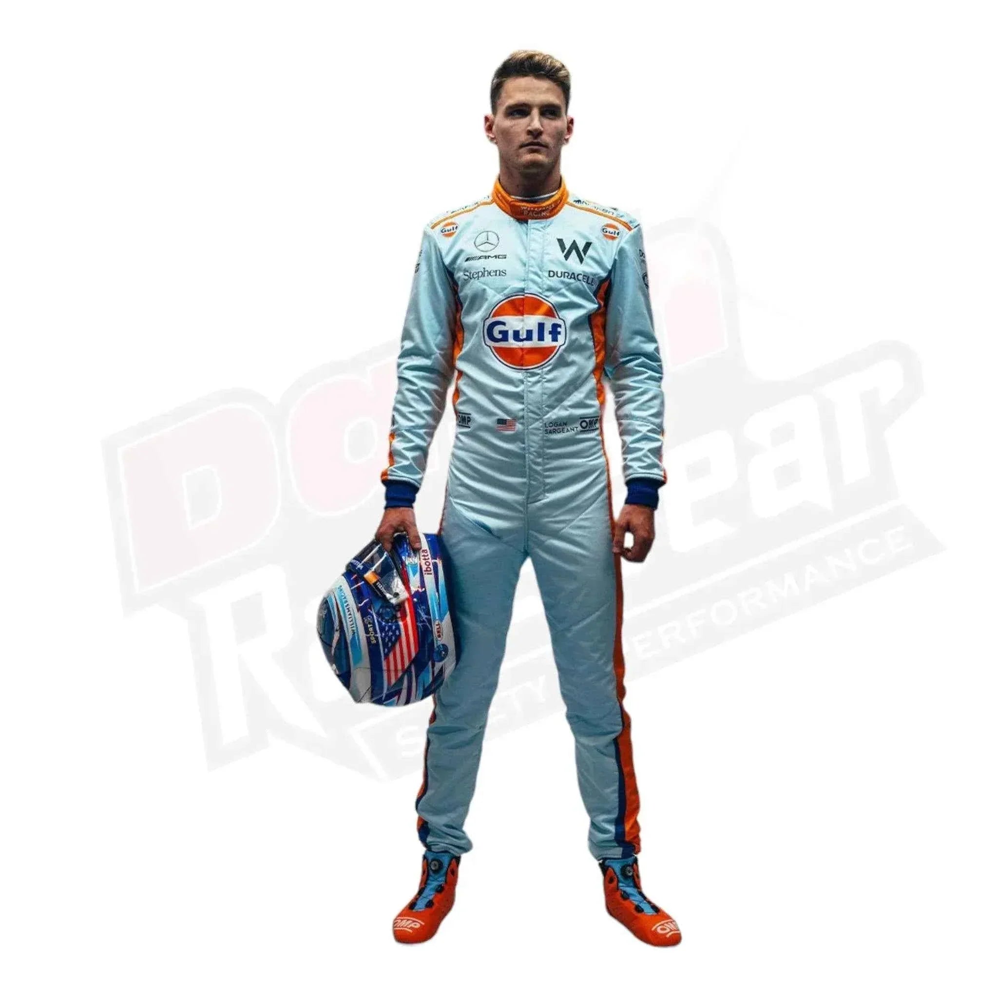 2023 New Alexander Albon Gulf F1 Race Suit KIDS - Singapore GP Dash Racegear