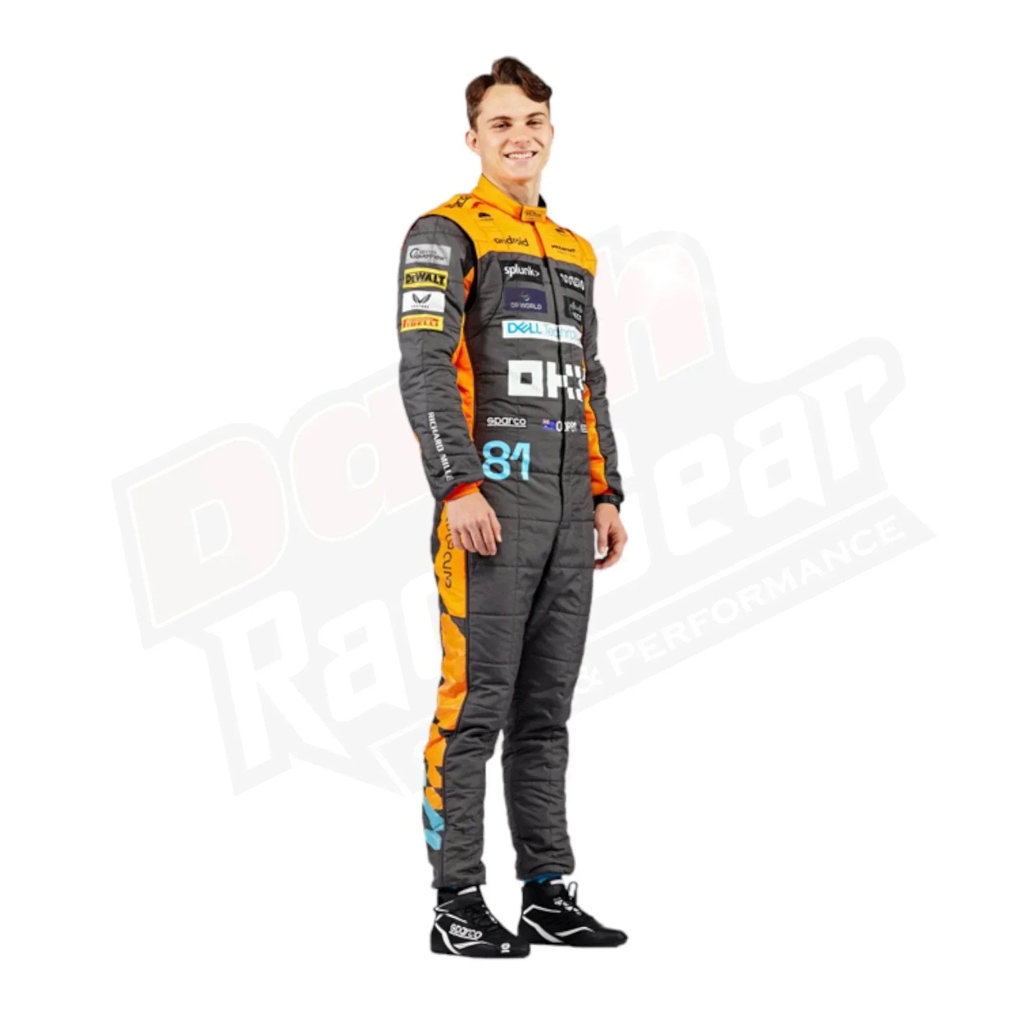 2023 New Oscar Piastri official Replica Race Suit Team McLaren F1 DASH RACEGEAR