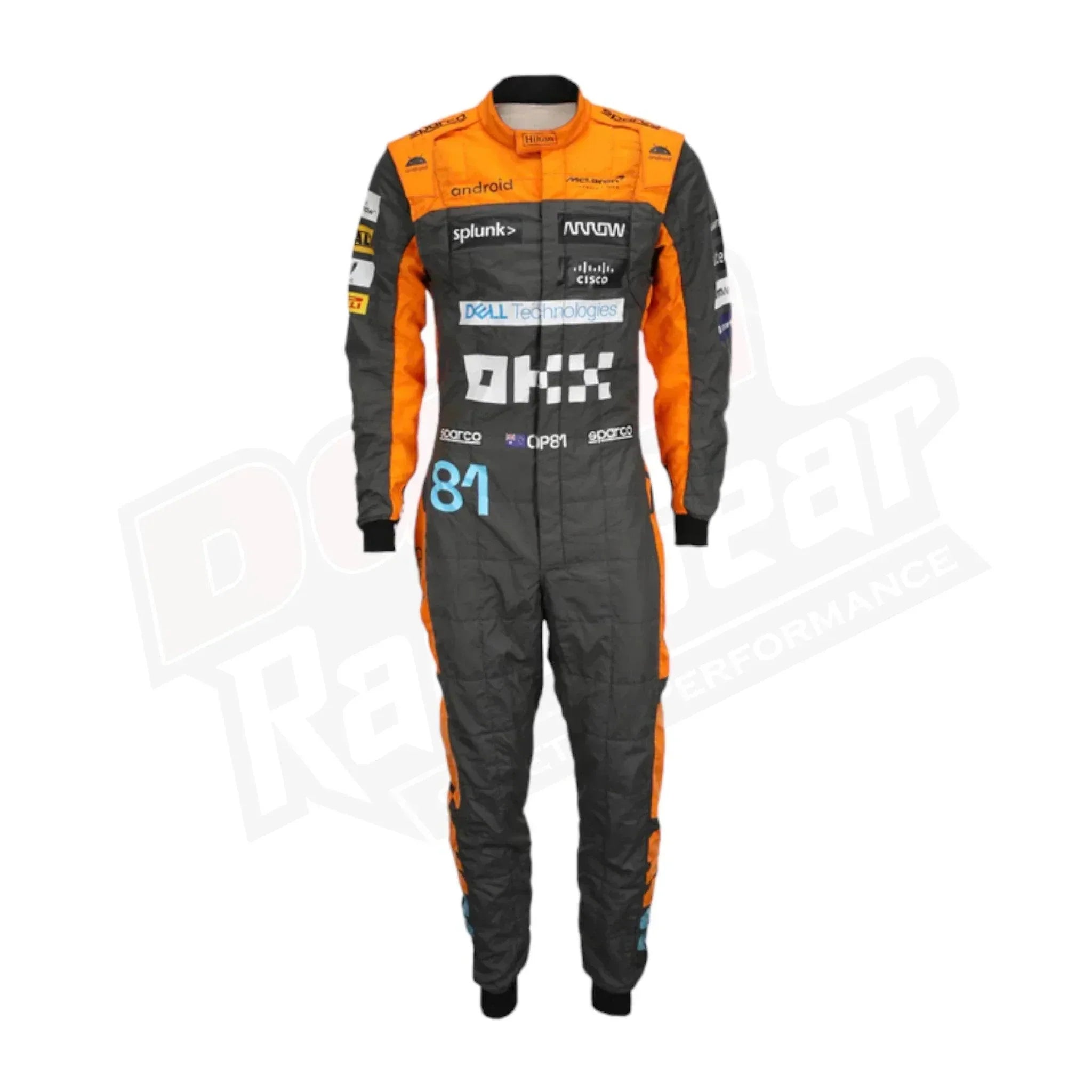2023 New Oscar Piastri official Replica Race Suit Team McLaren F1 DASH RACEGEAR