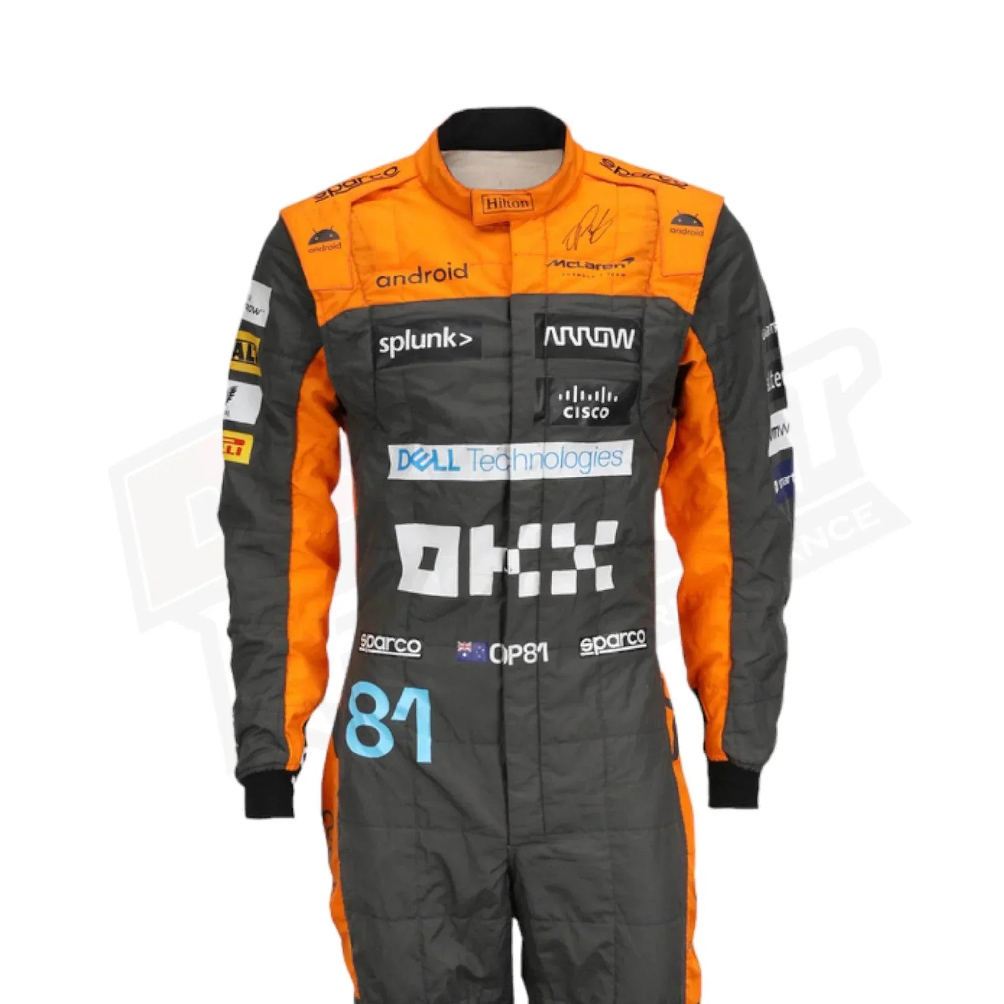 2023 New Oscar Piastri official Replica Race Suit Team McLaren F1 DASH RACEGEAR
