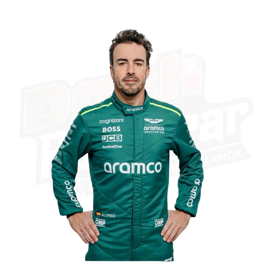 2024 Aston Martin Fernando Alonso Lance Stroll F1 Team Race Suit