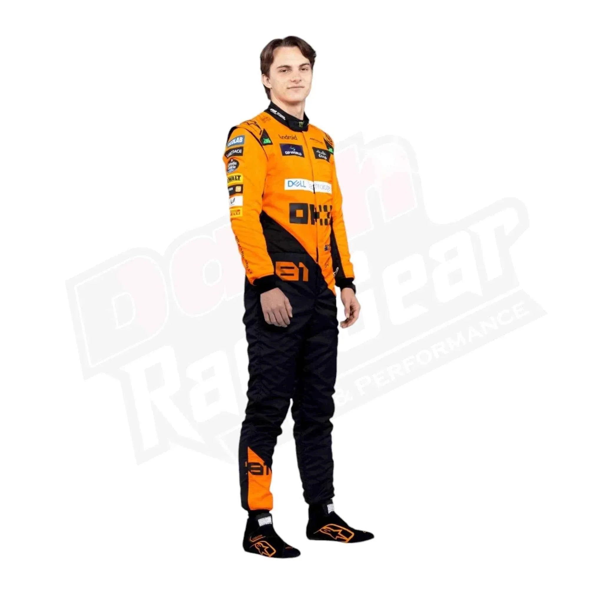 2024 New McLaren Oscar Piastri F1 Team Race Suit KIDS Dash Racegear
