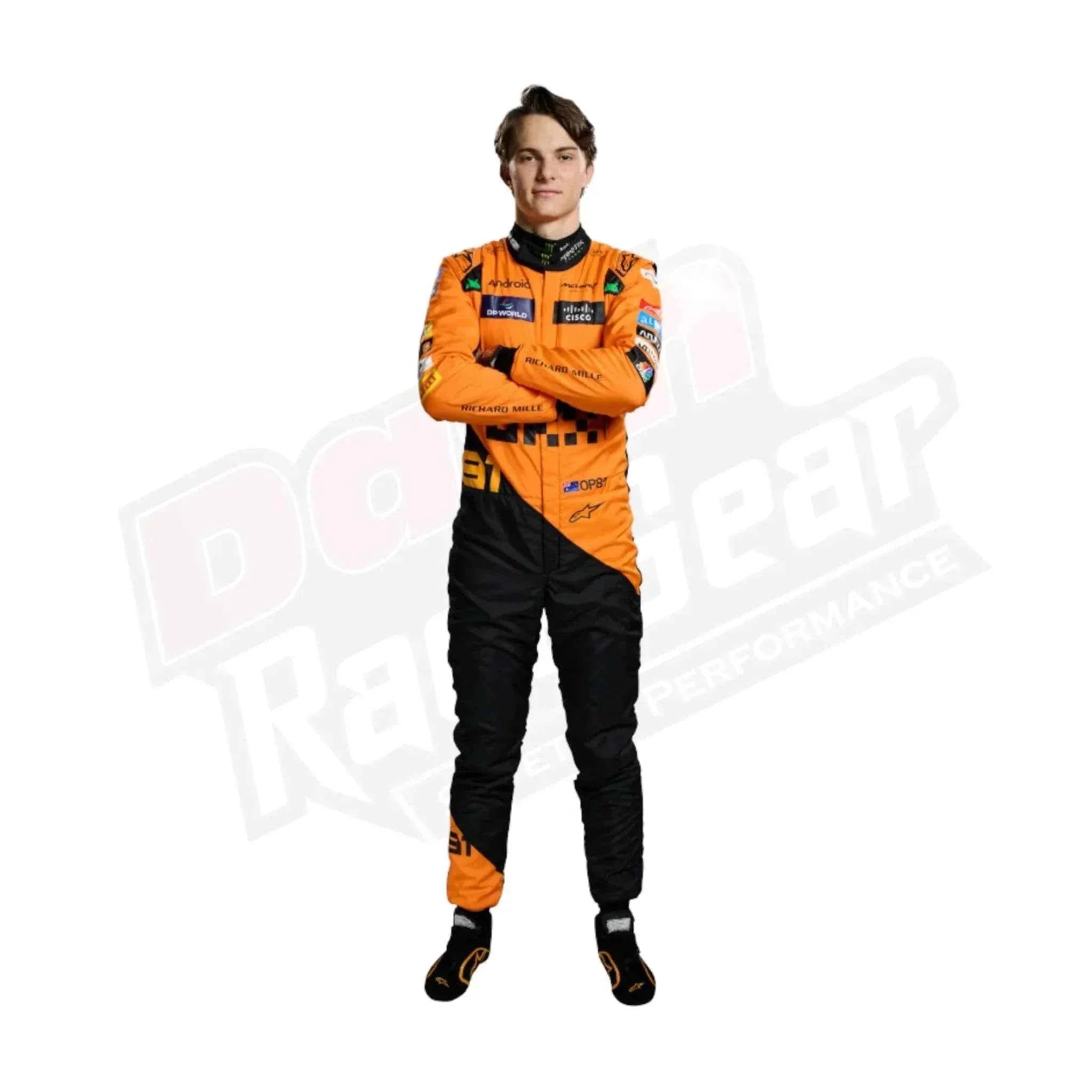 2024 New McLaren Oscar Piastri F1 Team Race Suit KIDS Dash Racegear