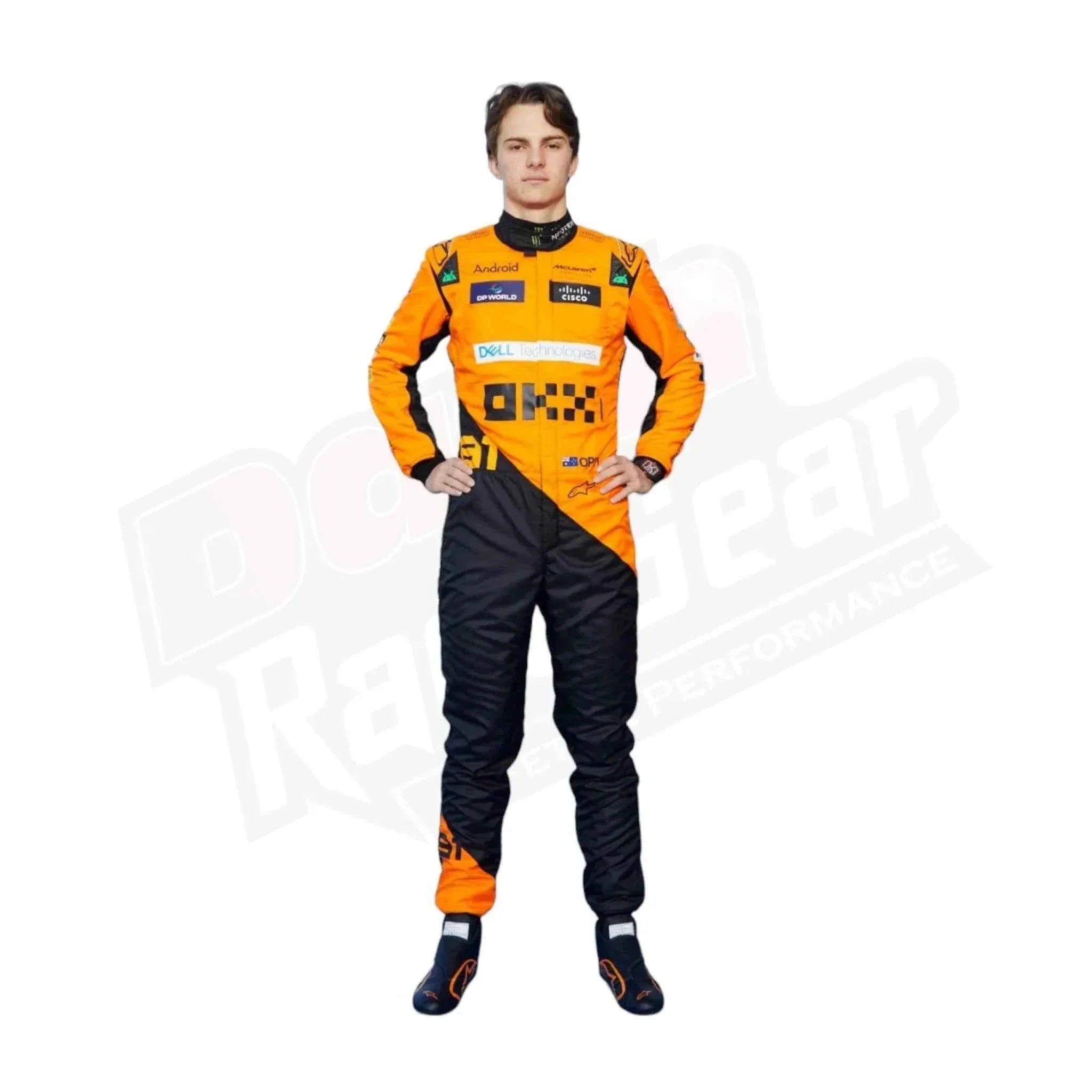 2024 New McLaren Oscar Piastri F1 Team Race Suit KIDS Dash Racegear