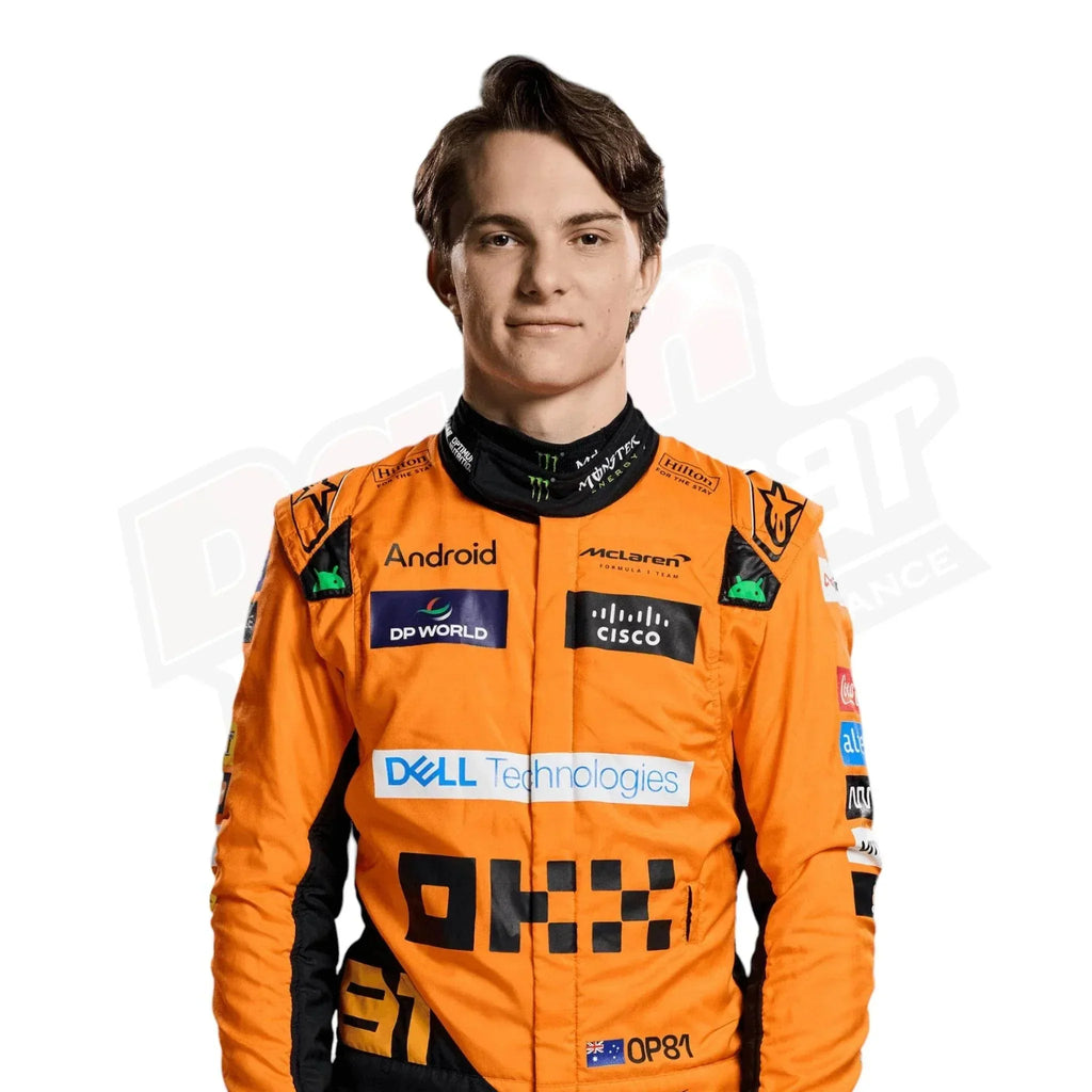 2024 New McLaren Oscar Piastri F1 Team Race Suit