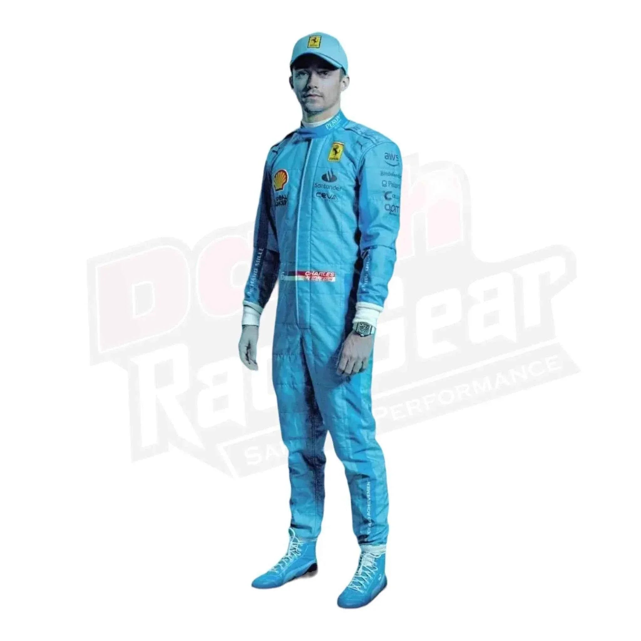 2024 Scuderia Ferrari F1 Miami Grand Prix Race Suit KIDS Dash Racegear
