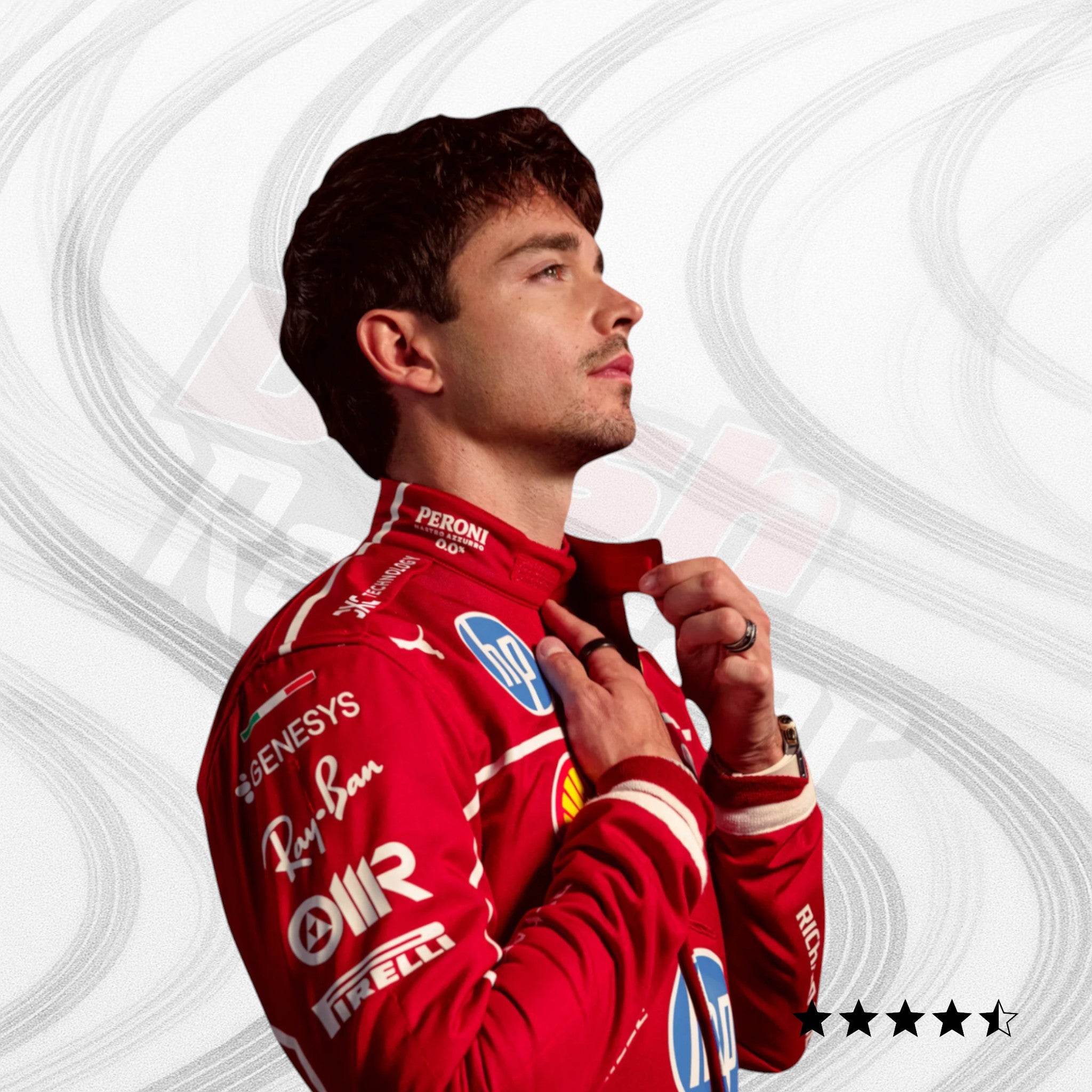 2025 Lewis Hamilton HP Race Suit Ferrari F1  Limited Edition