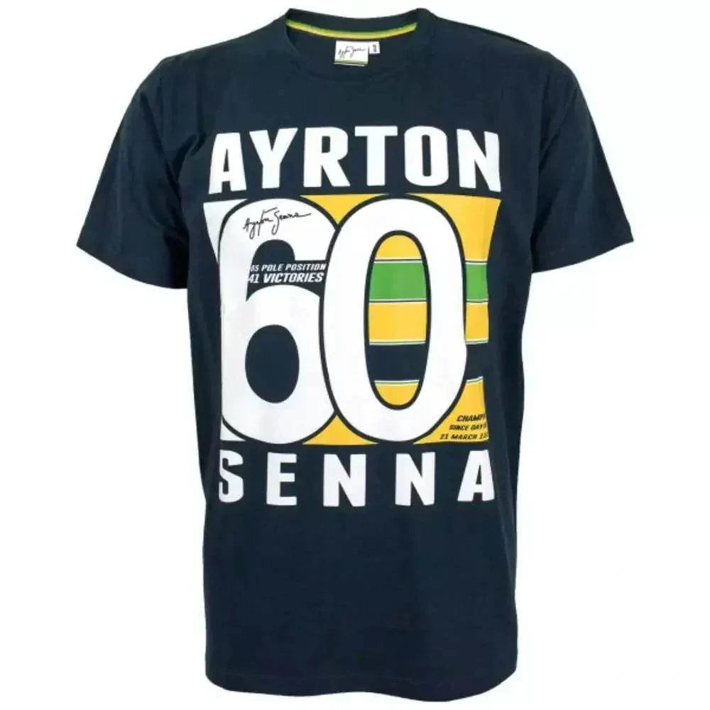 Ayrton Senna T-Shirt Brasil 60 DASH RACEGEAR