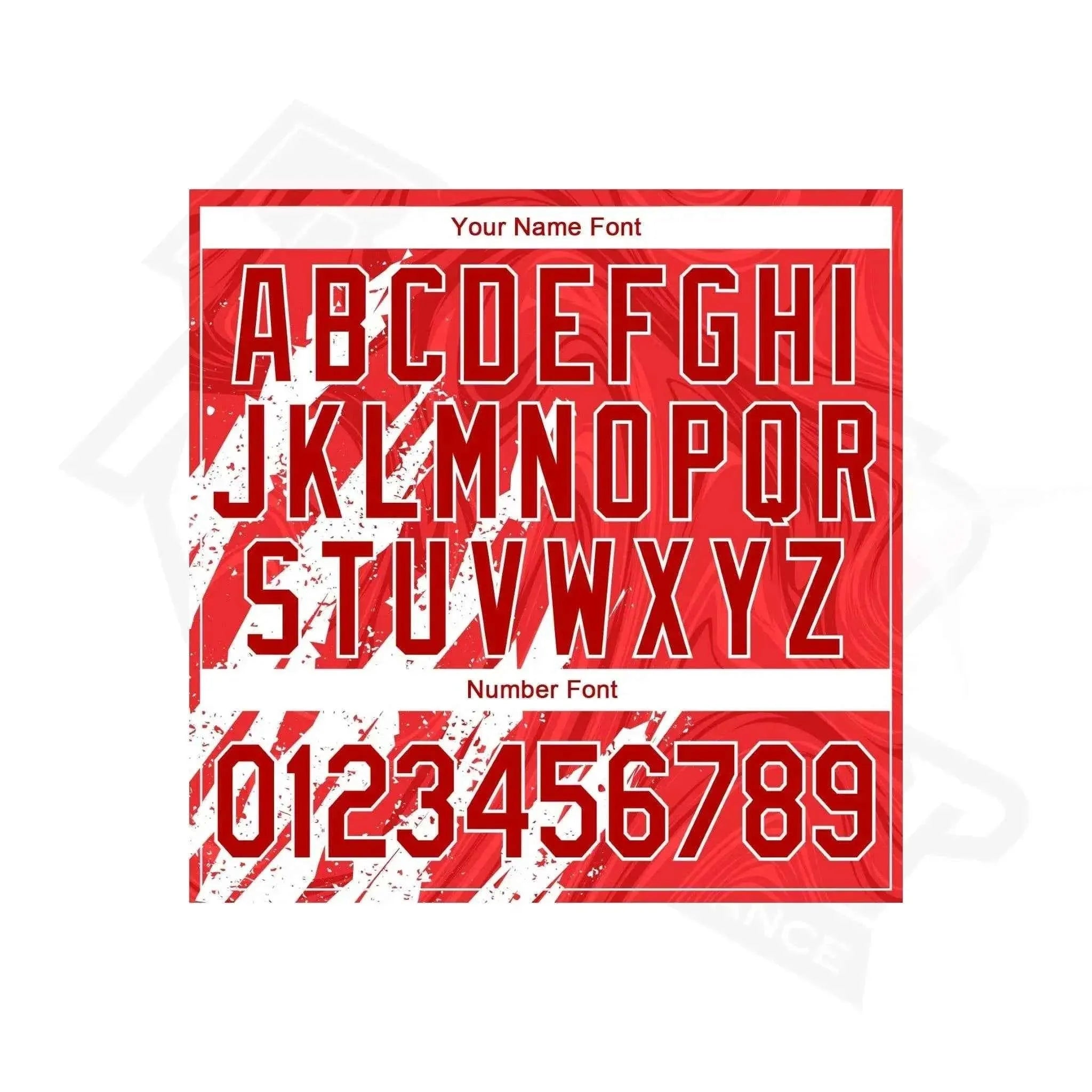 Custom Stitched Red & White 3D Pattern Sports Hoodie