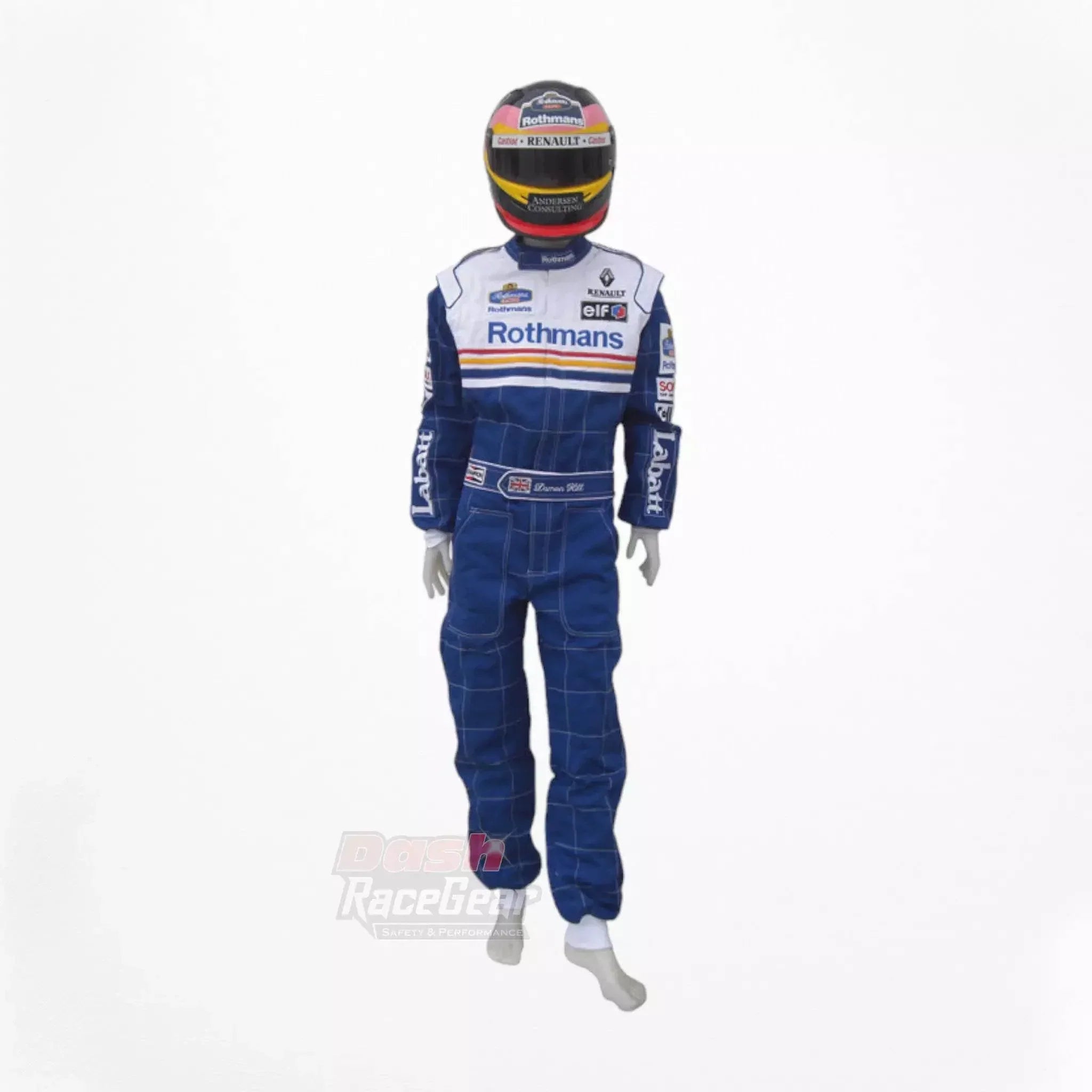 Damon Hill 1997 Williams F1 Embroidered Racing Suit