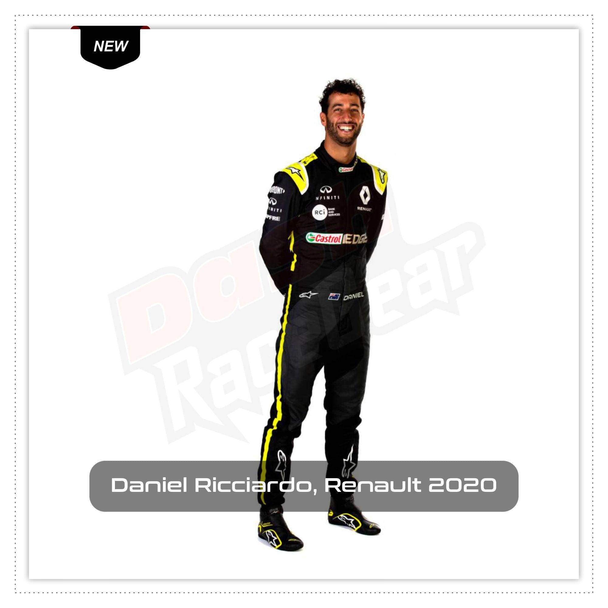 2020 Daniel Ricciardo Renault F1 Race Suit DASH RACEGEAR