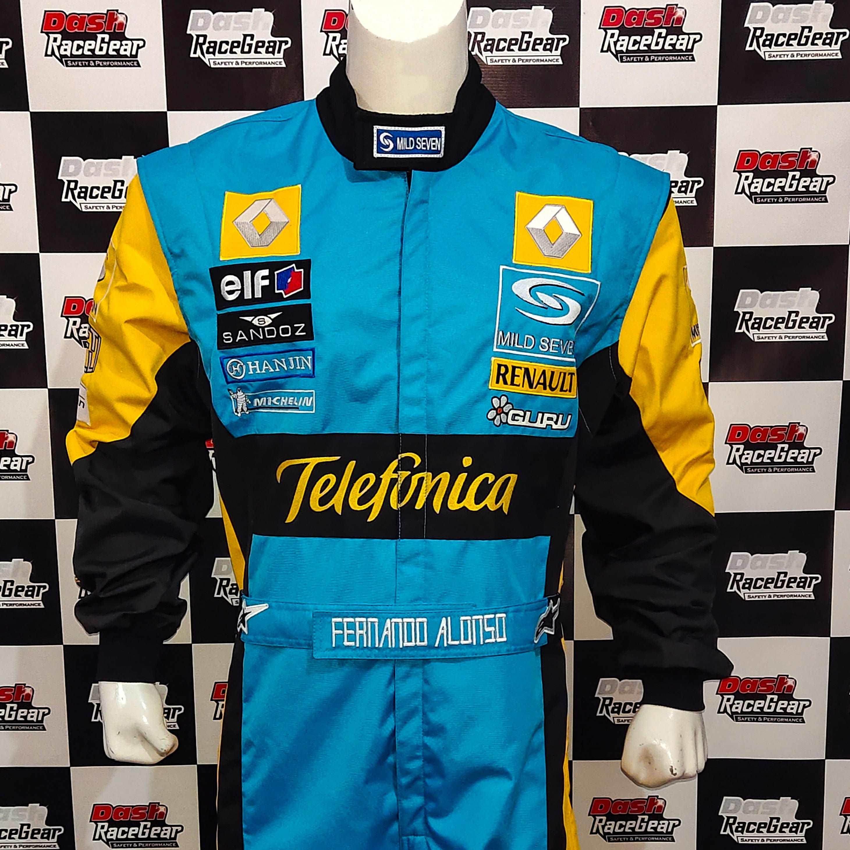 Fernando Alonso 2006 F1 Replica Embroidered Racing Suit / Renault F1