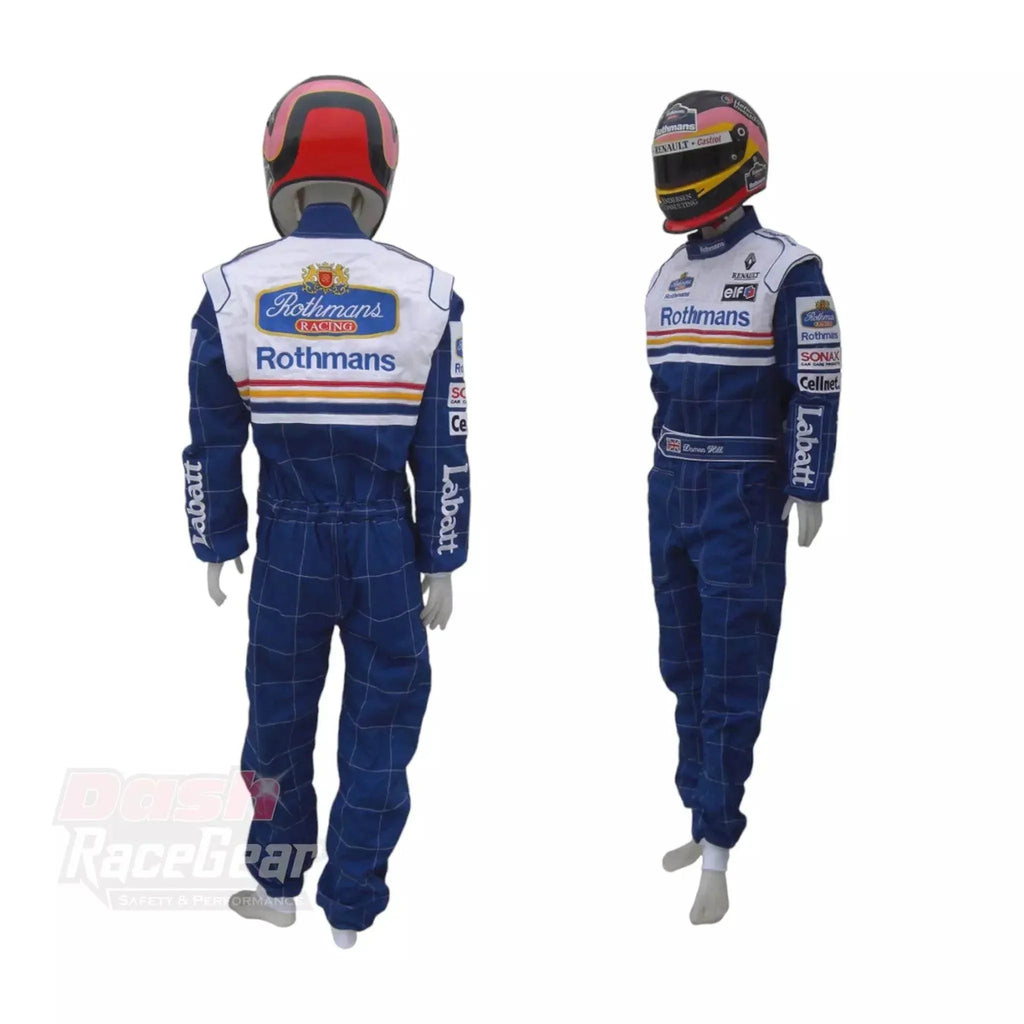 Jaques Villeneuve 1997 Replica F1 Embroidered Racing suit / Williams F1