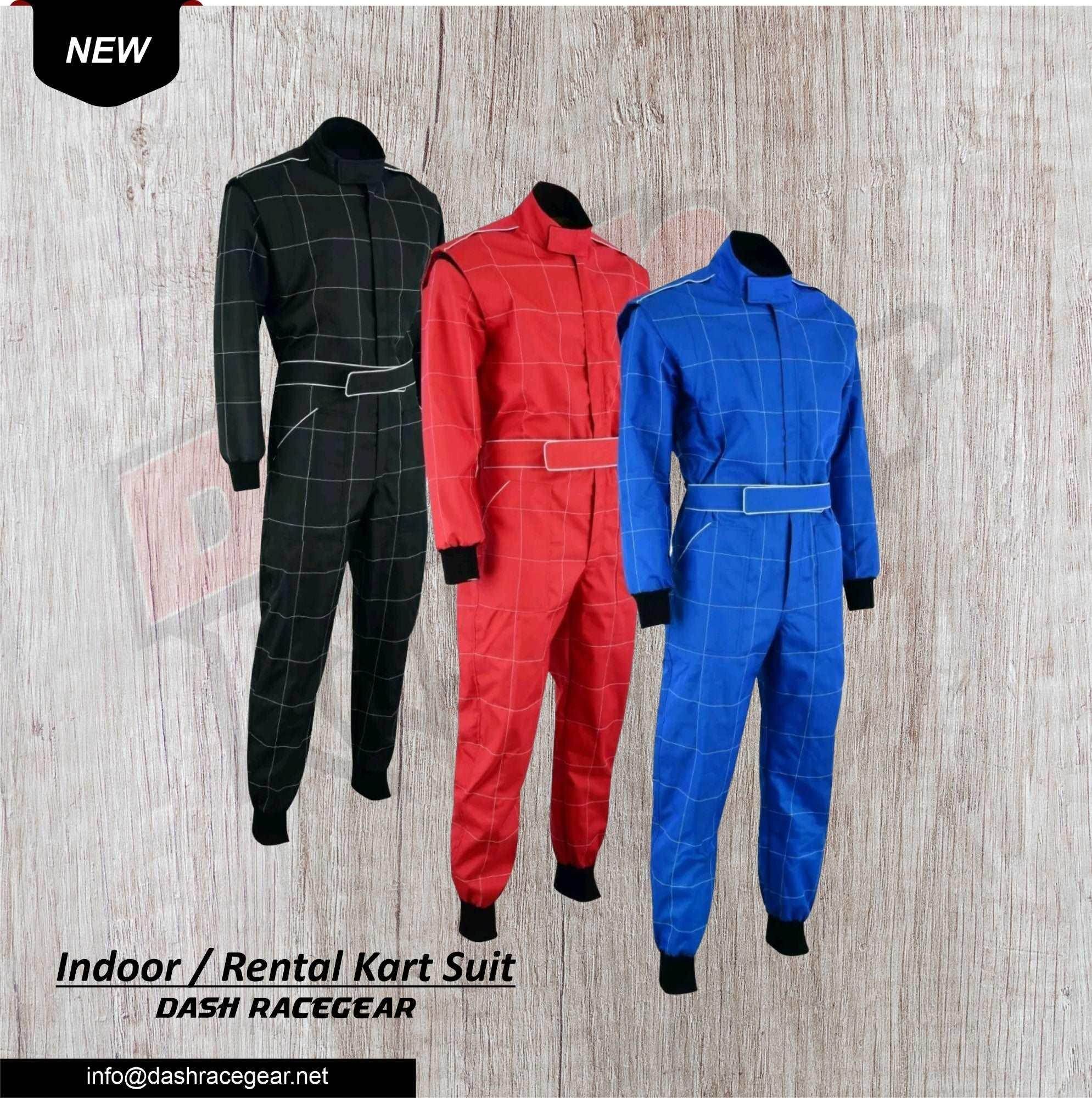 Laisure Rental Go kart Race Suit - Black - 72