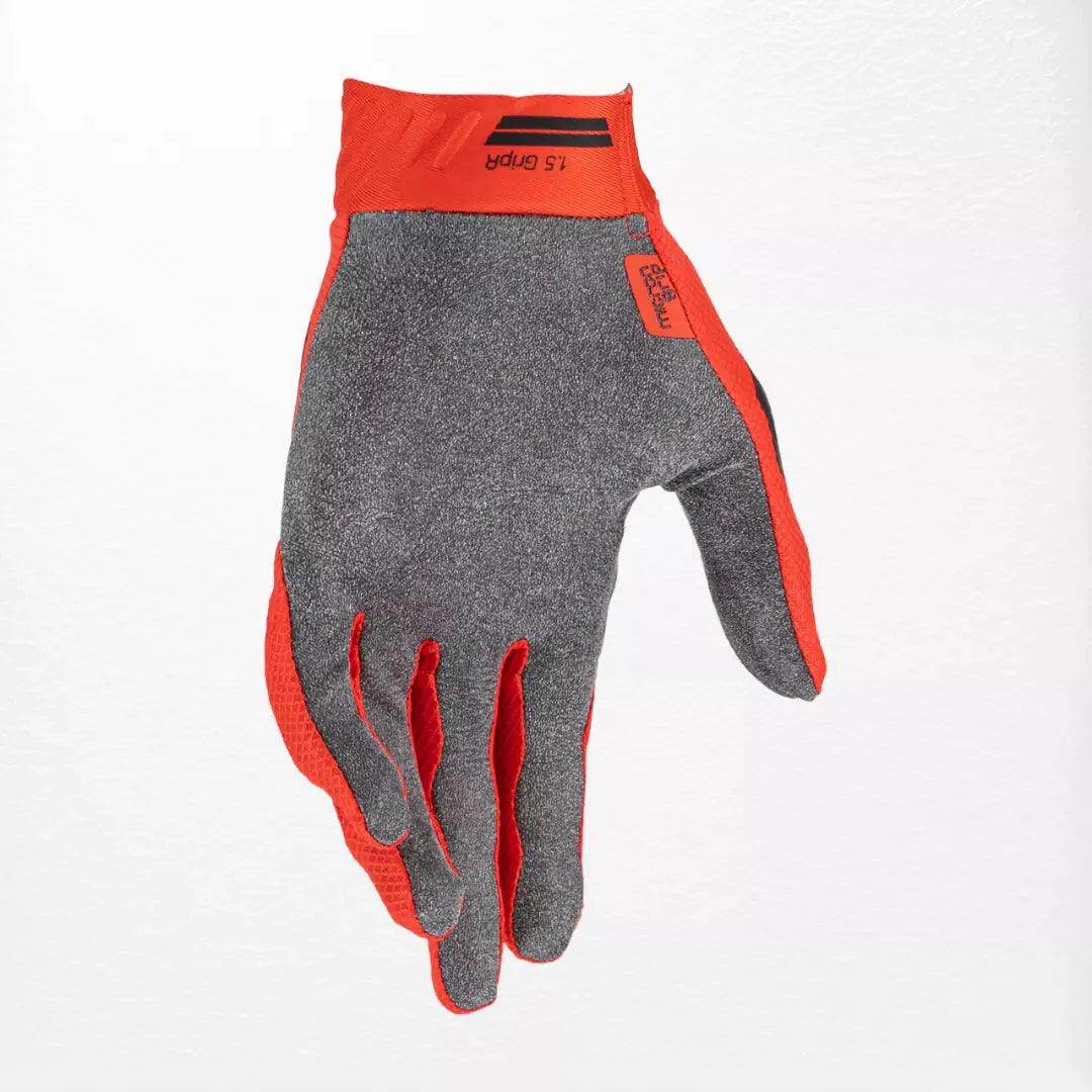 Leatt Moto 1.5 GripR MX Gloves Red DASH RACEGEAR