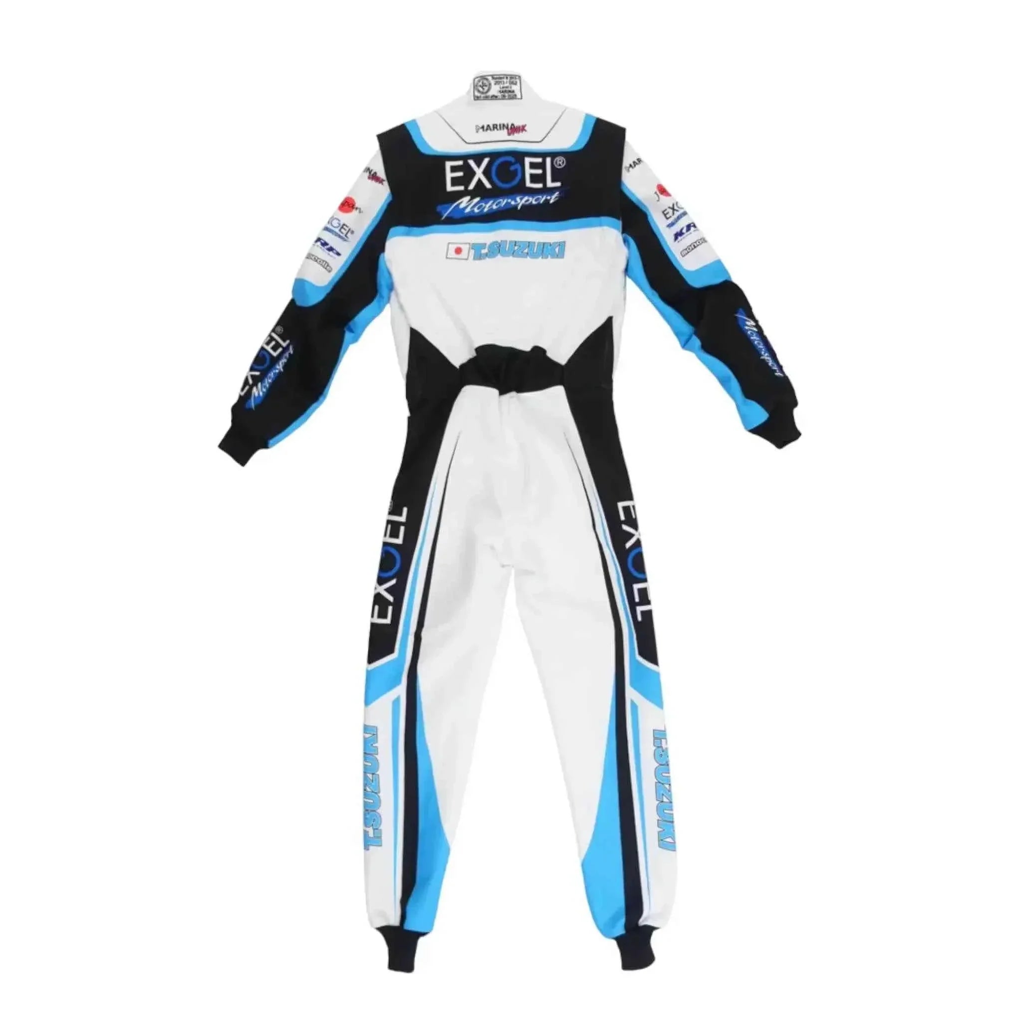 Marina Unic Exgel Tokiya Suzuki Racing Kart Suit DASH RACEGEAR