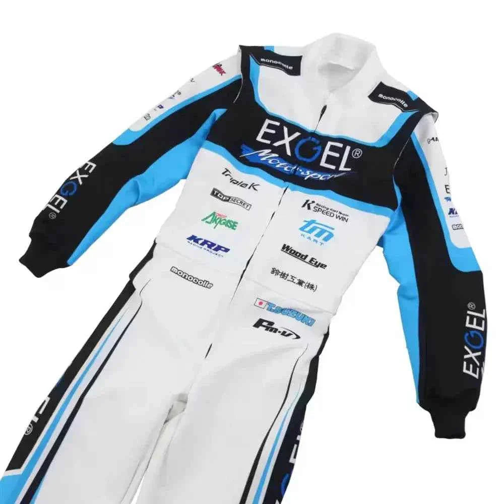 Marina Unic Exgel Tokiya Suzuki Racing Kart Suit DASH RACEGEAR