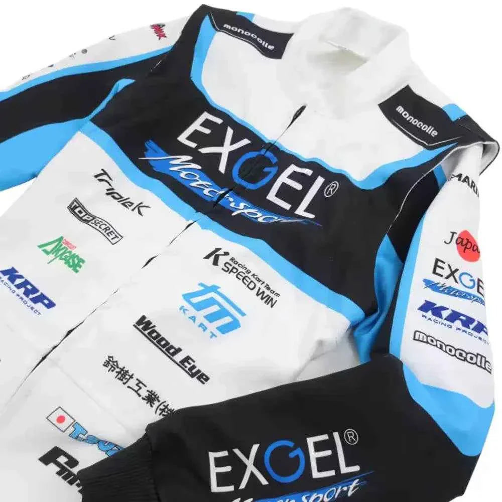 Marina Unic Exgel Tokiya Suzuki Racing Kart Suit DASH RACEGEAR