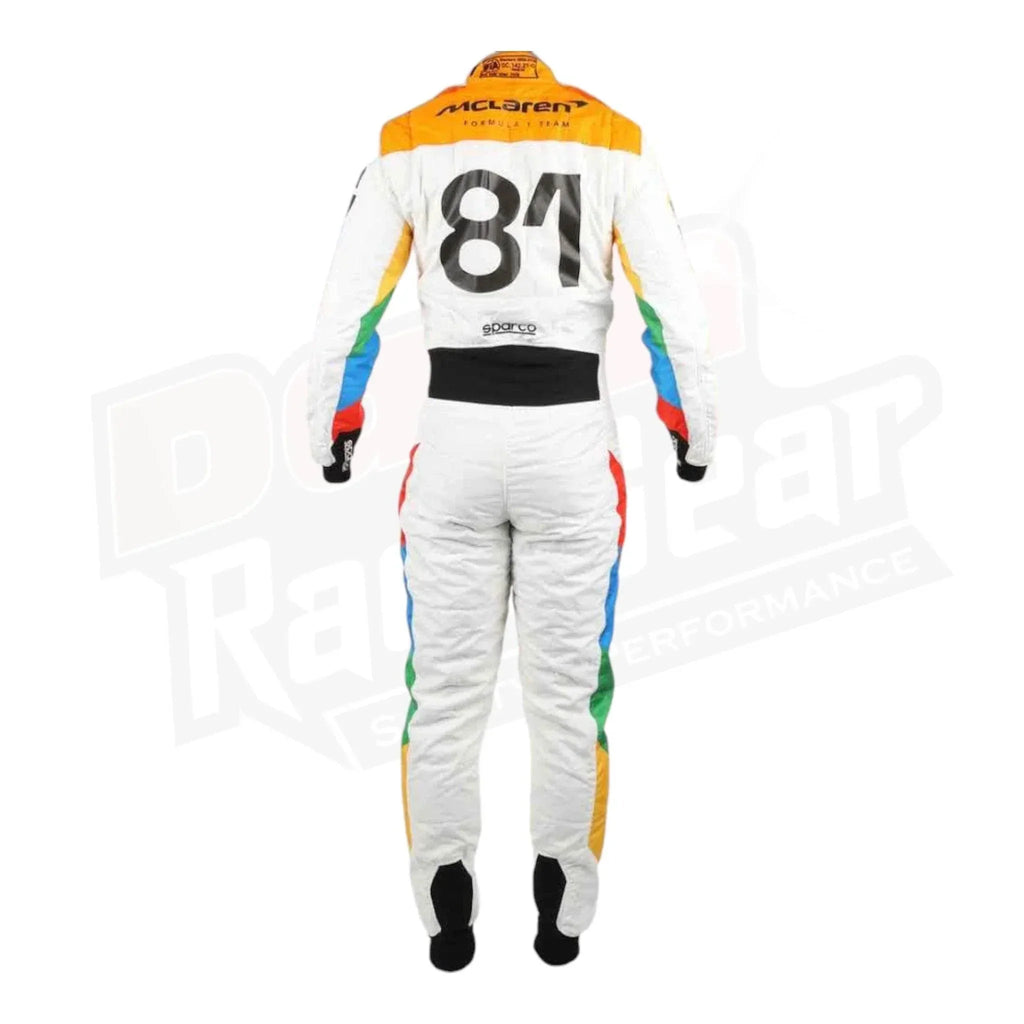 NEW MCLAREN SILVERSTONE OSCAR PIASTRI 2023 F1 TEAM RACE SUIT