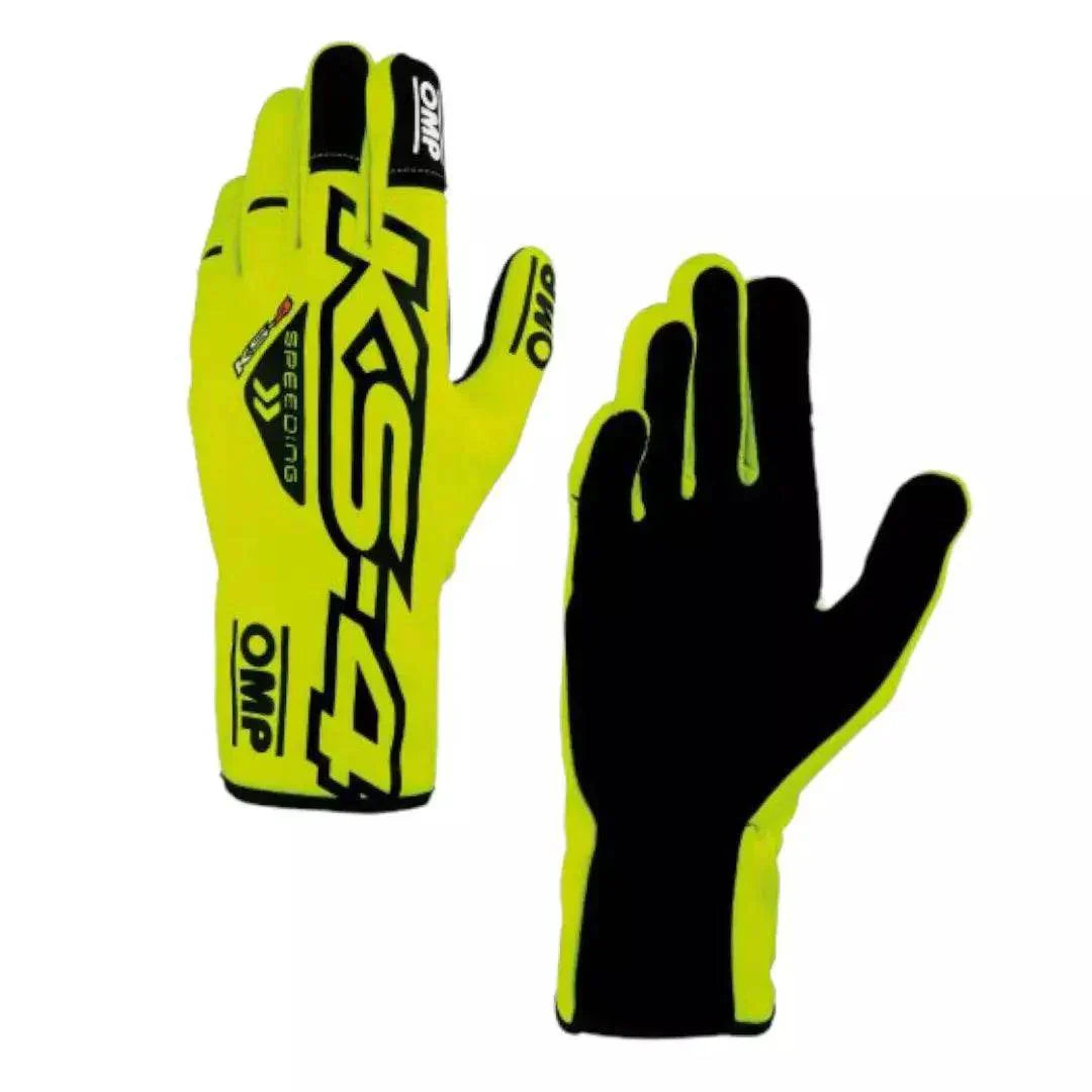 OMP KS-4 Kart Gloves - Child Sizes DASH RACWGEAR