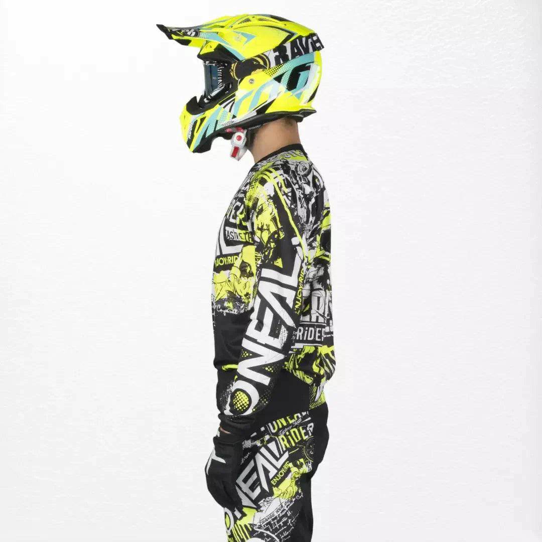 O'Neal Element Jersey Attack Black-HiVis DASH RACEGEAR
