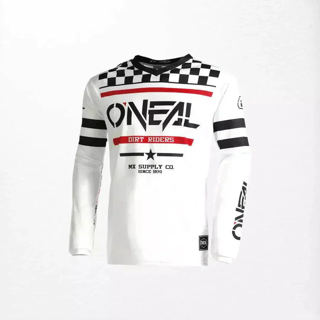 O'Neal Element Squadron Youth MX Jersey White-Black DASH RACEGEAR