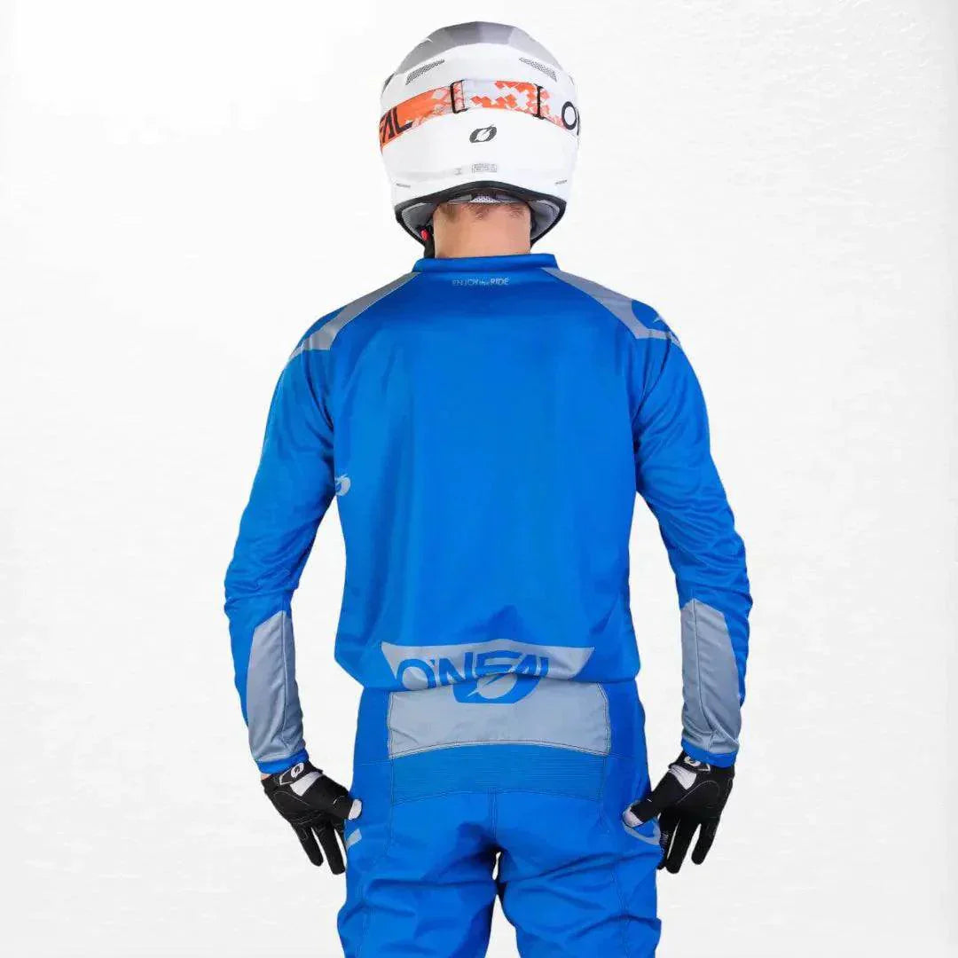 O'Neal Matrix MX Jersey Blue-Gray DASH RACEGEAR