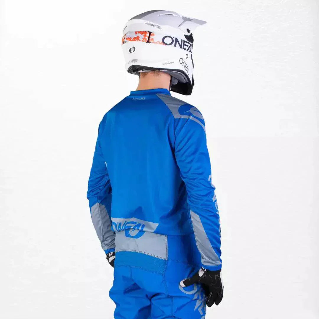 O'Neal Matrix MX Jersey Blue-Gray DASH RACEGEAR