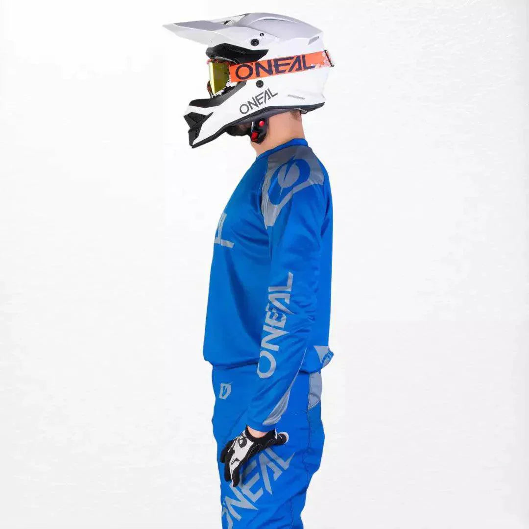 O'Neal Matrix MX Jersey Blue-Gray DASH RACEGEAR