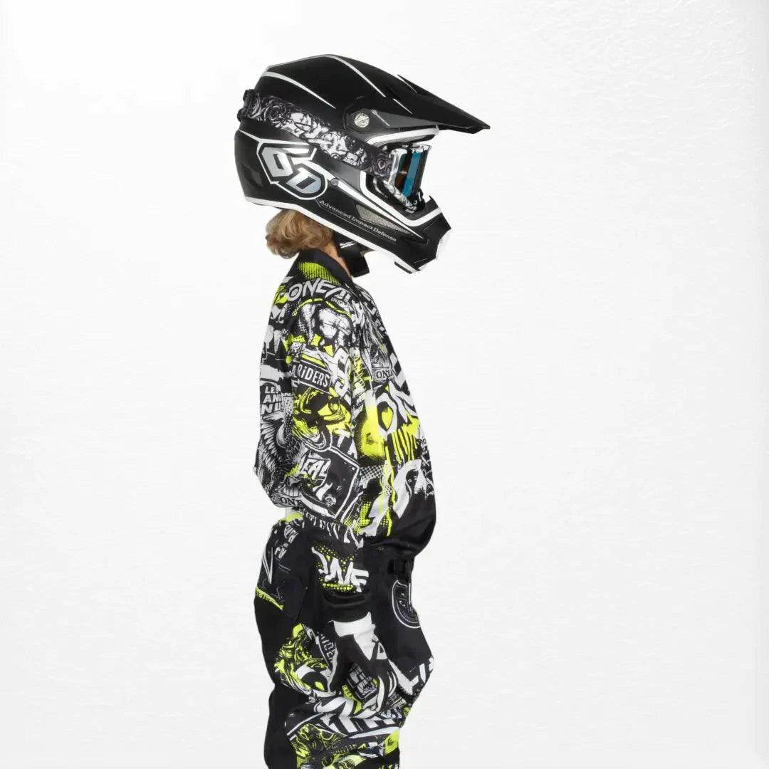 O'Neal Youth Element Jersey Attack Black-HiVIs DASH RACEGEAR